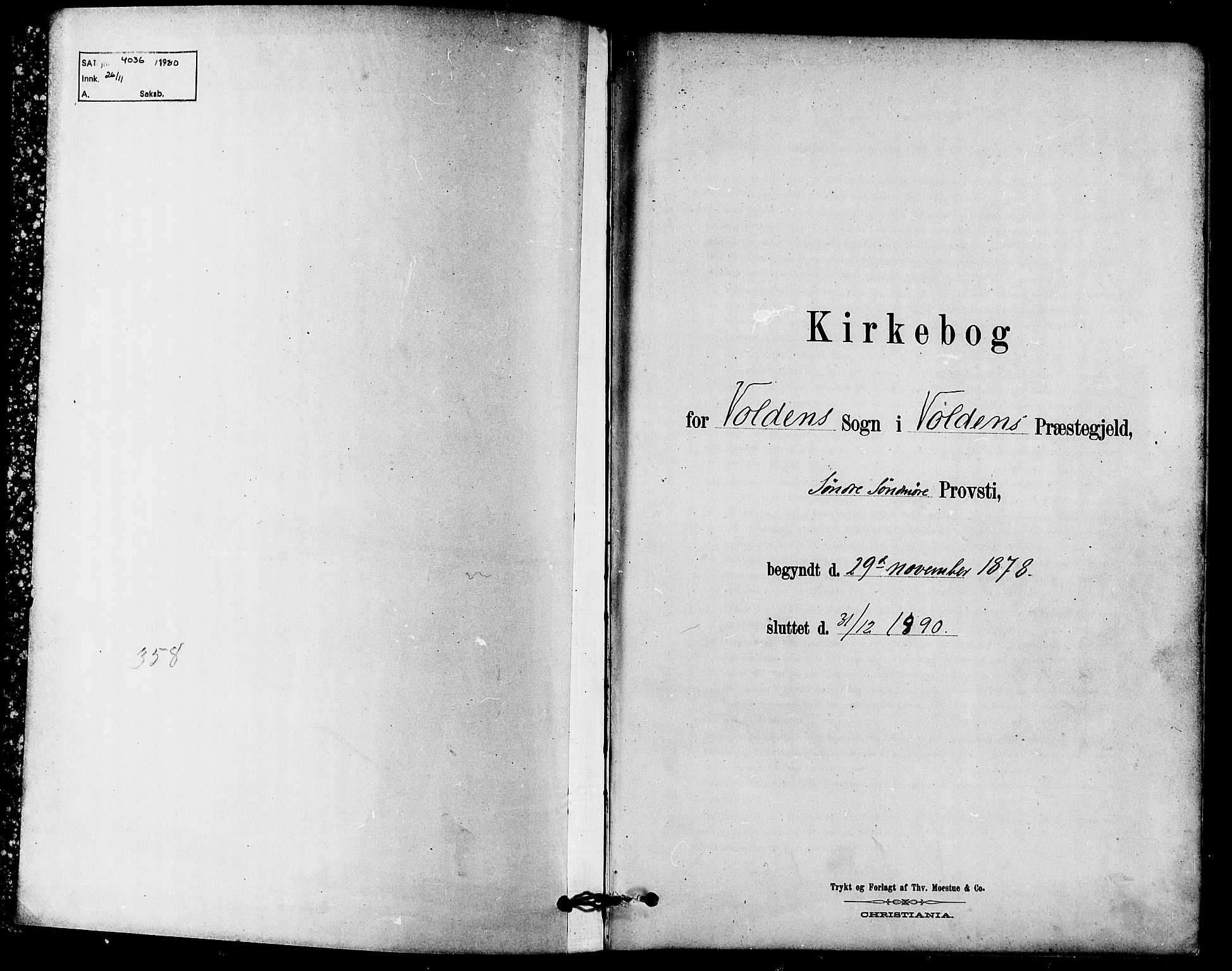 Ministerialprotokoller, klokkerbøker og fødselsregistre - Møre og Romsdal, SAT/A-1454/511/L0141: Parish register (official) no. 511A08, 1878-1890