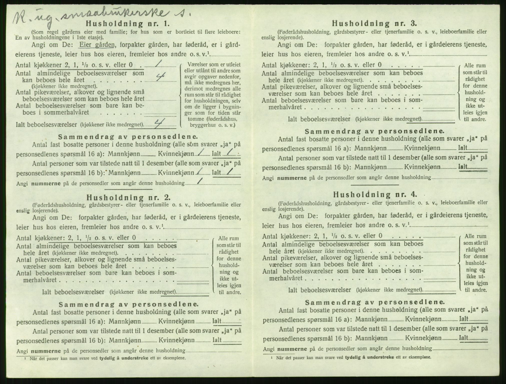 SAT, 1920 census for Sykkylven, 1920, p. 342