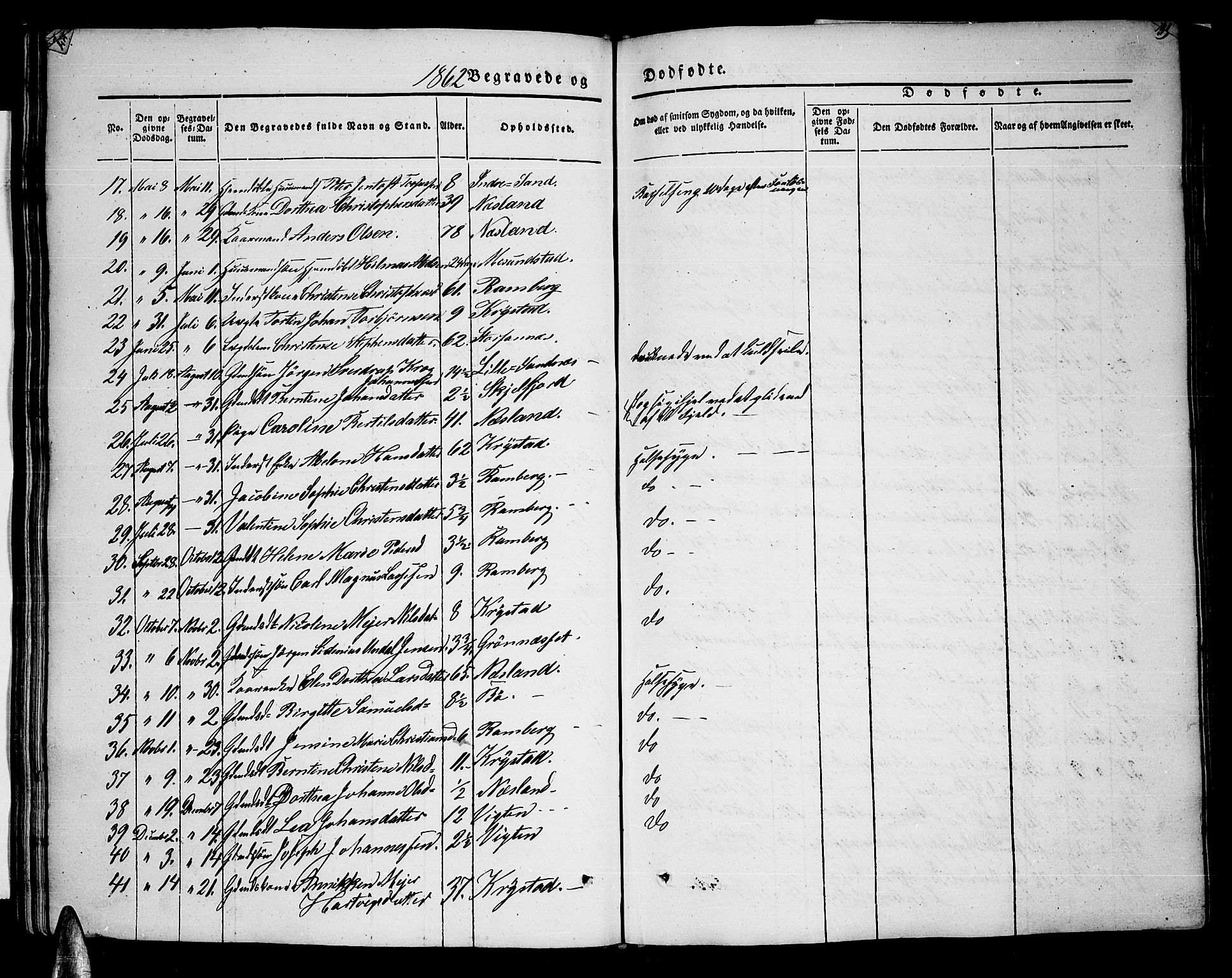 Ministerialprotokoller, klokkerbøker og fødselsregistre - Nordland, AV/SAT-A-1459/885/L1212: Parish register (copy) no. 885C01, 1847-1873, p. 38-39