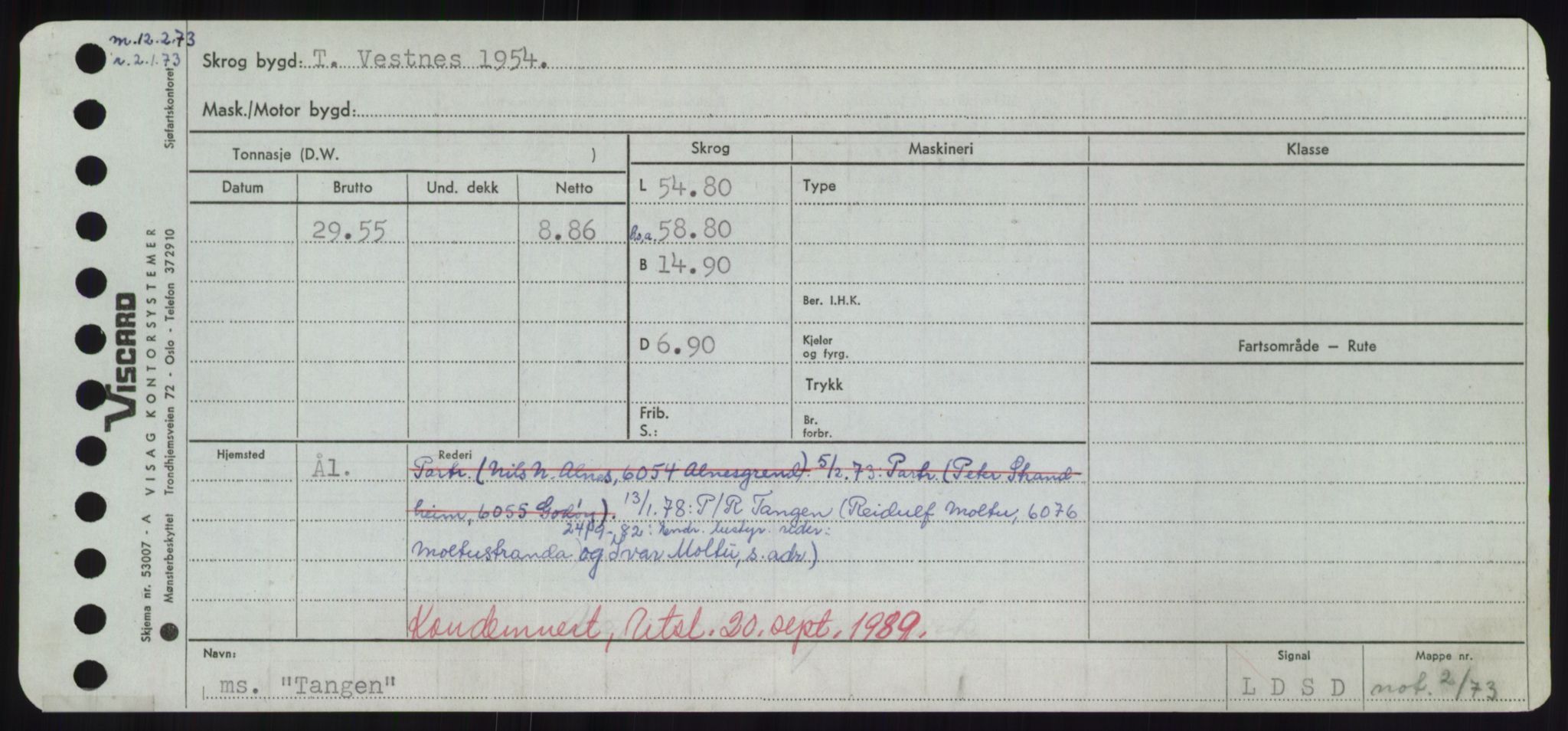 Sjøfartsdirektoratet med forløpere, Skipsmålingen, AV/RA-S-1627/H/Hd/L0038: Fartøy, T-Th, p. 165