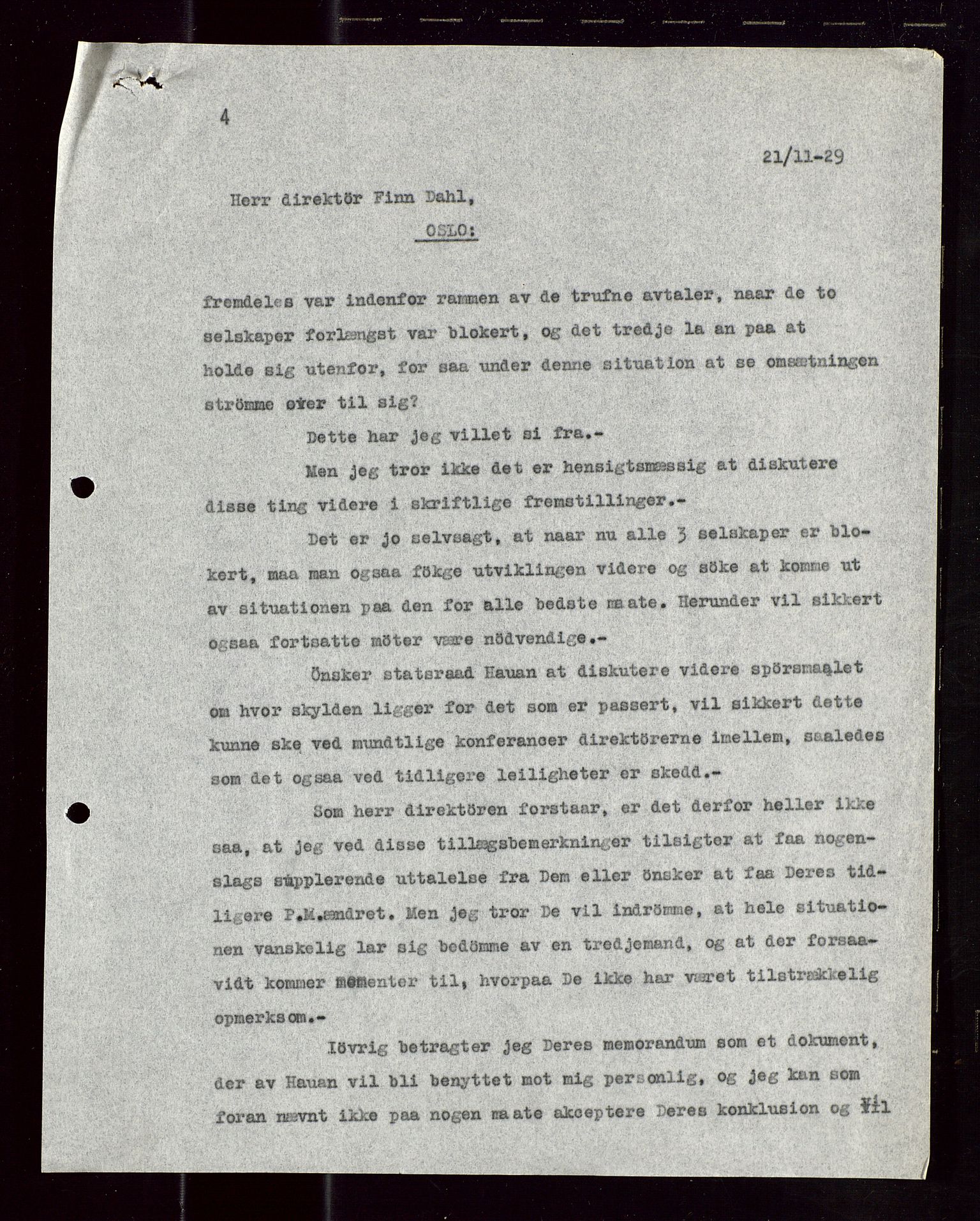 Pa 1521 - A/S Norske Shell, AV/SAST-A-101915/E/Ea/Eaa/L0018: Sjefskorrespondanse, 1929, p. 270