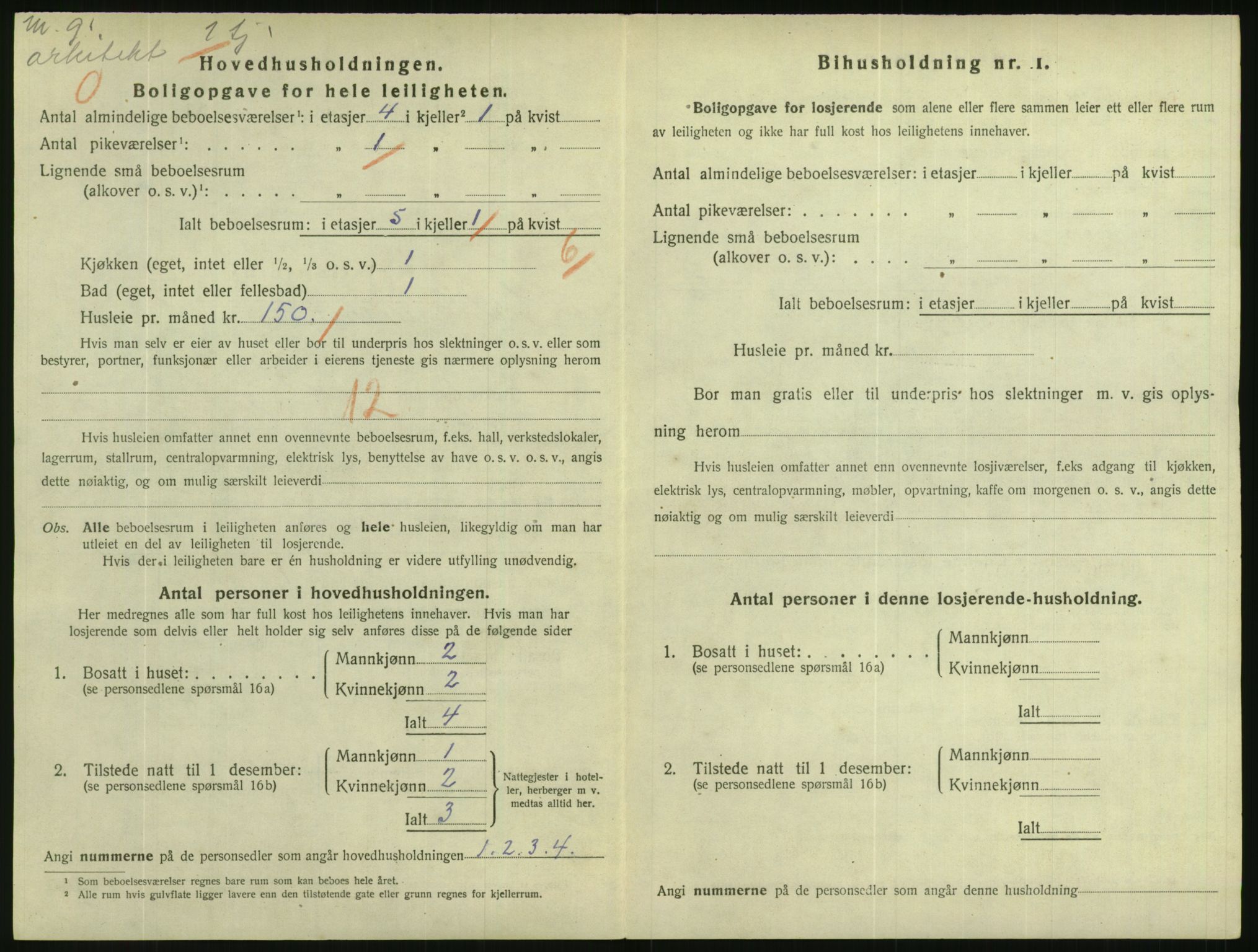 SAO, 1920 census for Kristiania, 1920, p. 58303