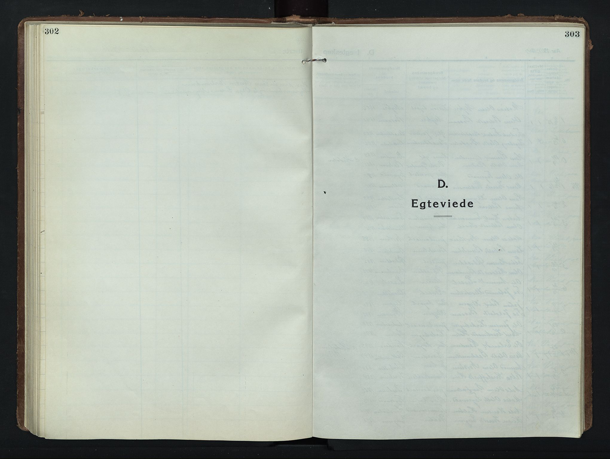Nord-Fron prestekontor, SAH/PREST-080/H/Ha/Hab/L0008: Parish register (copy) no. 8, 1915-1948, p. 302-303