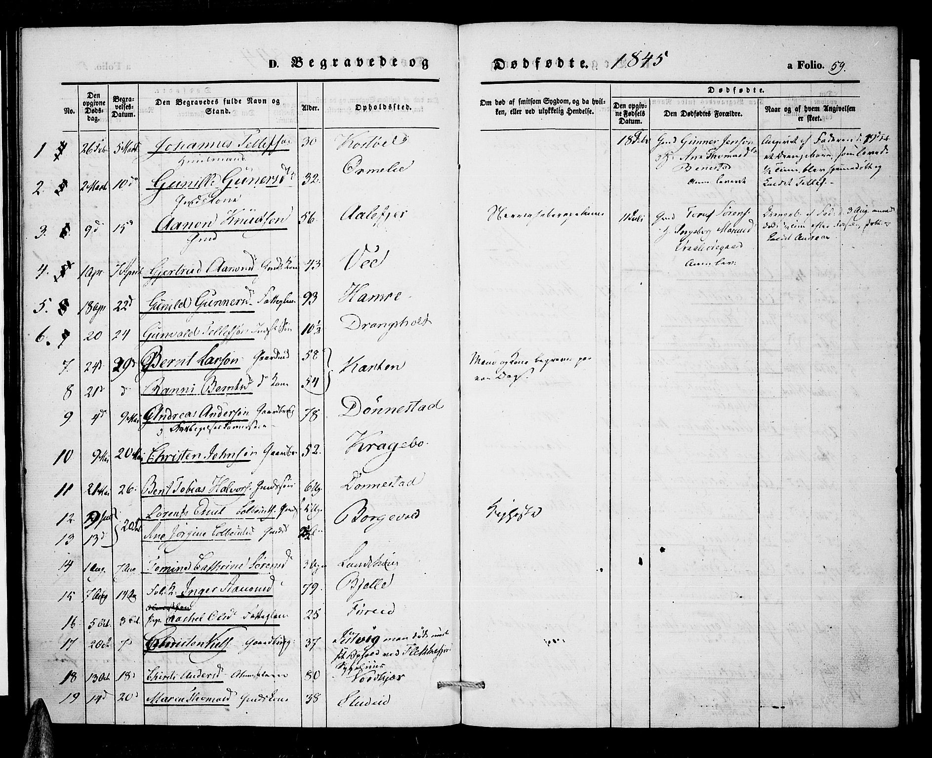 Tveit sokneprestkontor, AV/SAK-1111-0043/F/Fa/L0004: Parish register (official) no. A 4, 1843-1852, p. 59