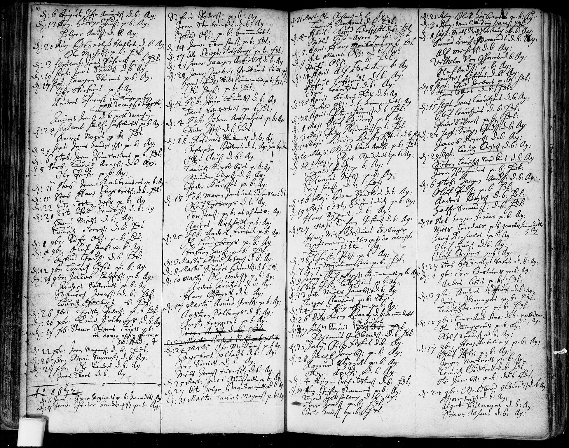 Aker prestekontor kirkebøker, AV/SAO-A-10861/F/L0001: Parish register (official) no. 1, 1656-1688