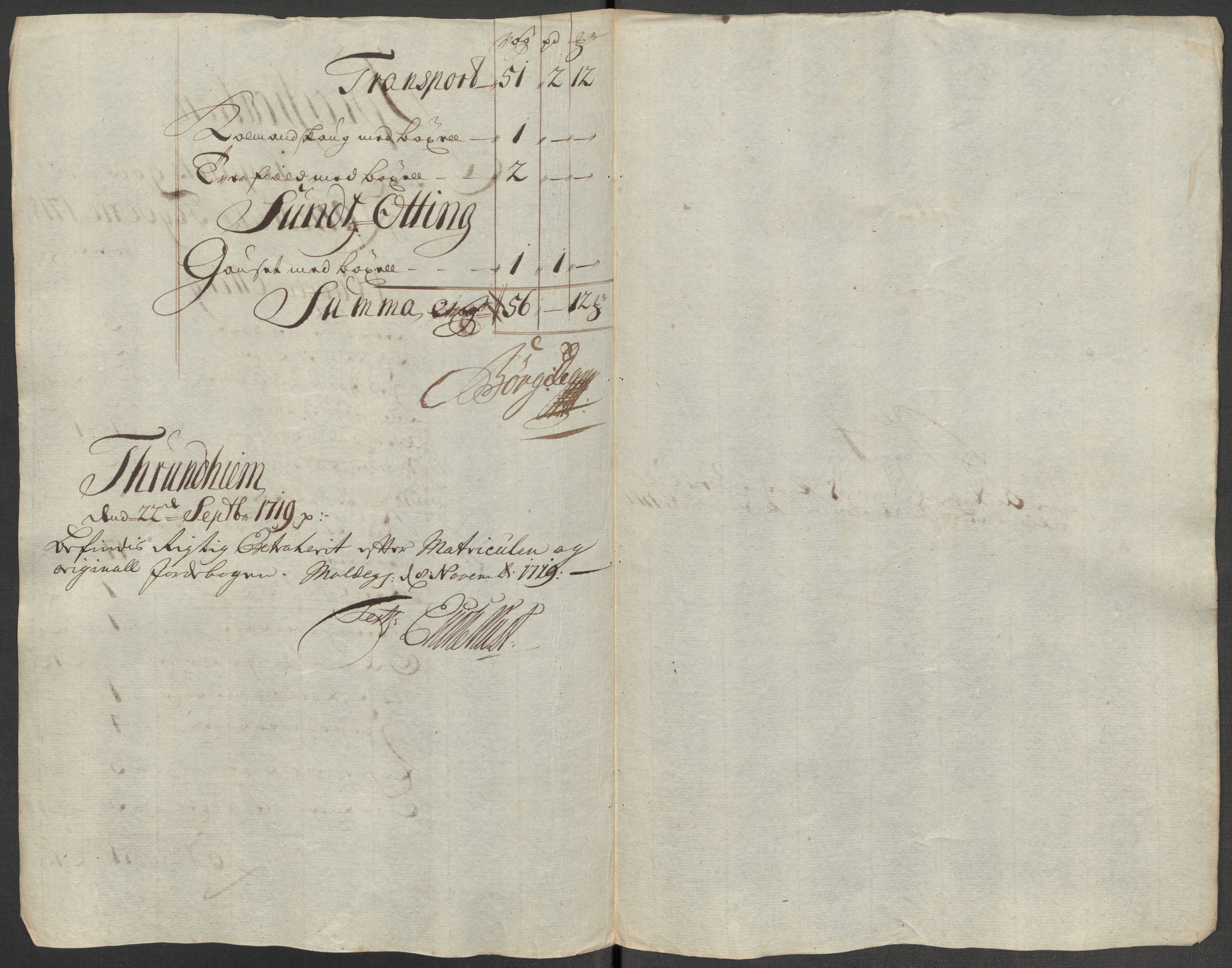 Rentekammeret inntil 1814, Reviderte regnskaper, Fogderegnskap, AV/RA-EA-4092/R55/L3664: Fogderegnskap Romsdal, 1717, p. 328