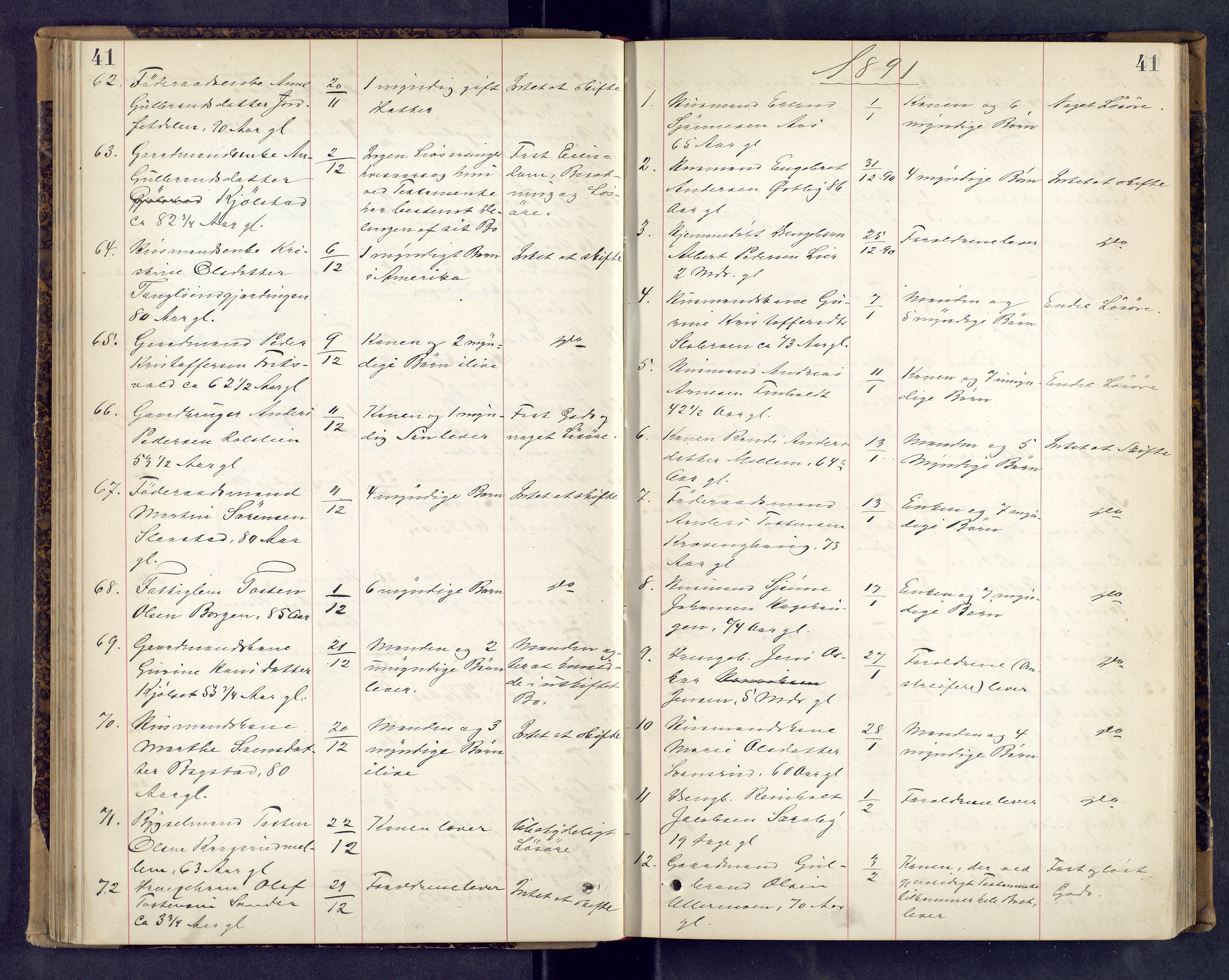 Vinger og Odal sorenskriveri, AV/SAH-TING-022/J/Jf/L0002: Dødsfallsprotokoll - Odal, 1881-1901, p. 41