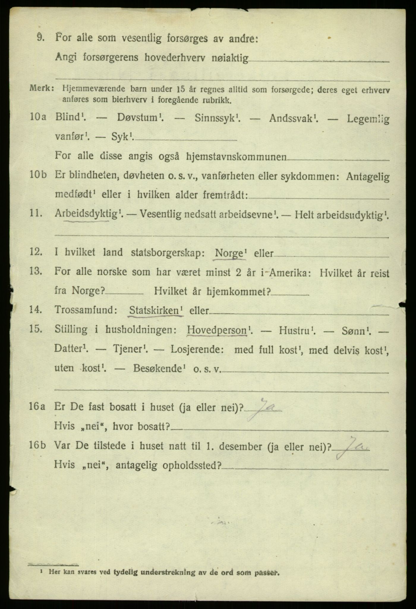 SAB, 1920 census for Haus, 1920, p. 7948