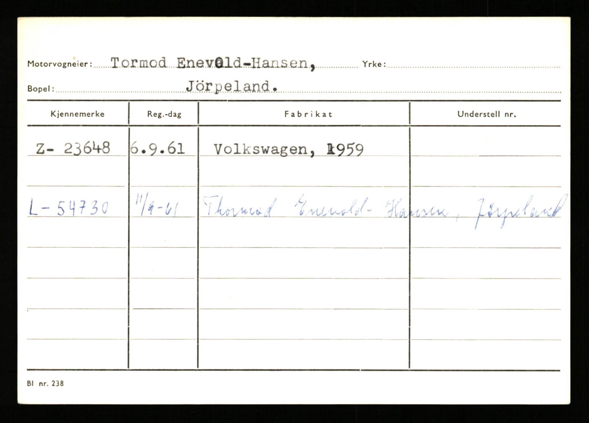 Stavanger trafikkstasjon, AV/SAST-A-101942/0/G/L0005: Registreringsnummer: 23000 - 34245, 1930-1971, p. 179