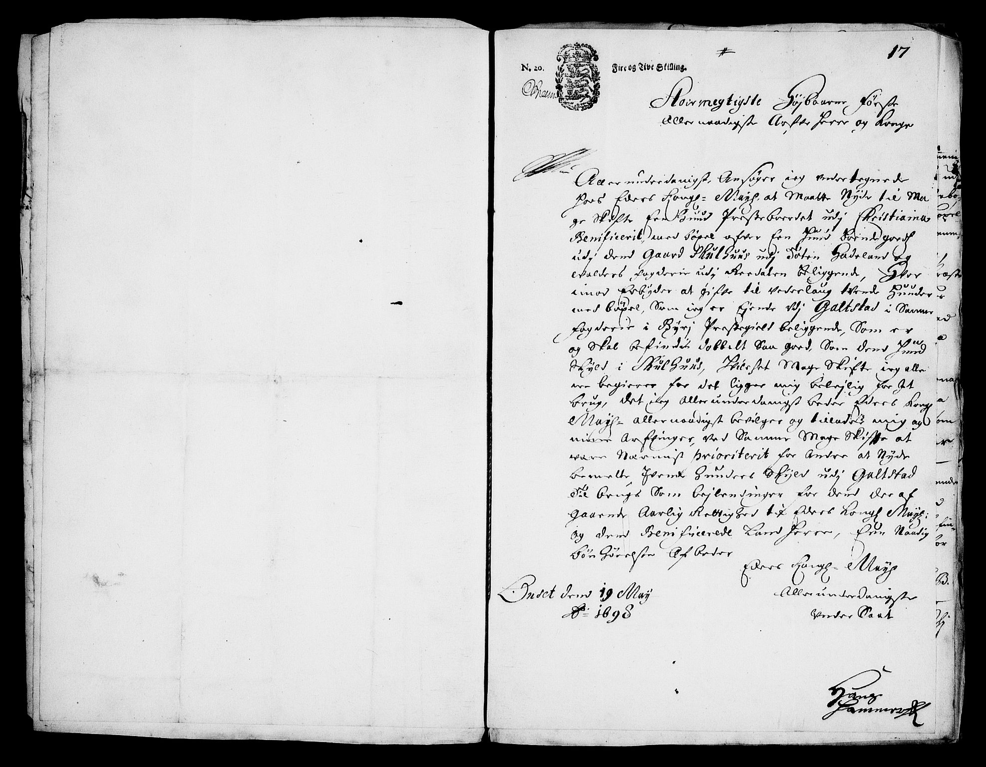 Rentekammeret inntil 1814, Realistisk ordnet avdeling, AV/RA-EA-4070/On/L0013: [Jj 14]: Forskjellige dokumenter om krongodset i Norge, 1672-1722, p. 425