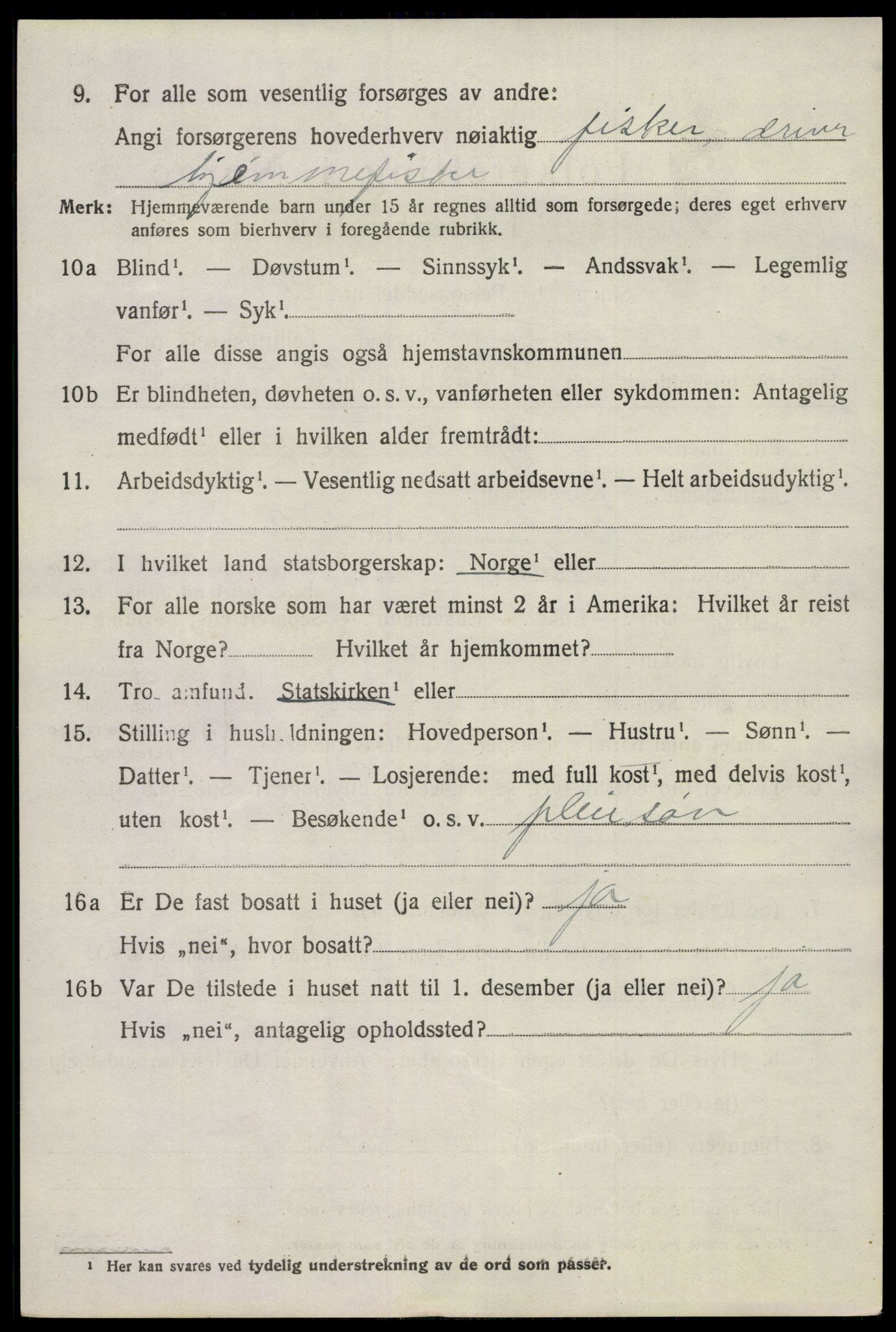 SAKO, 1920 census for Skåtøy, 1920, p. 8189