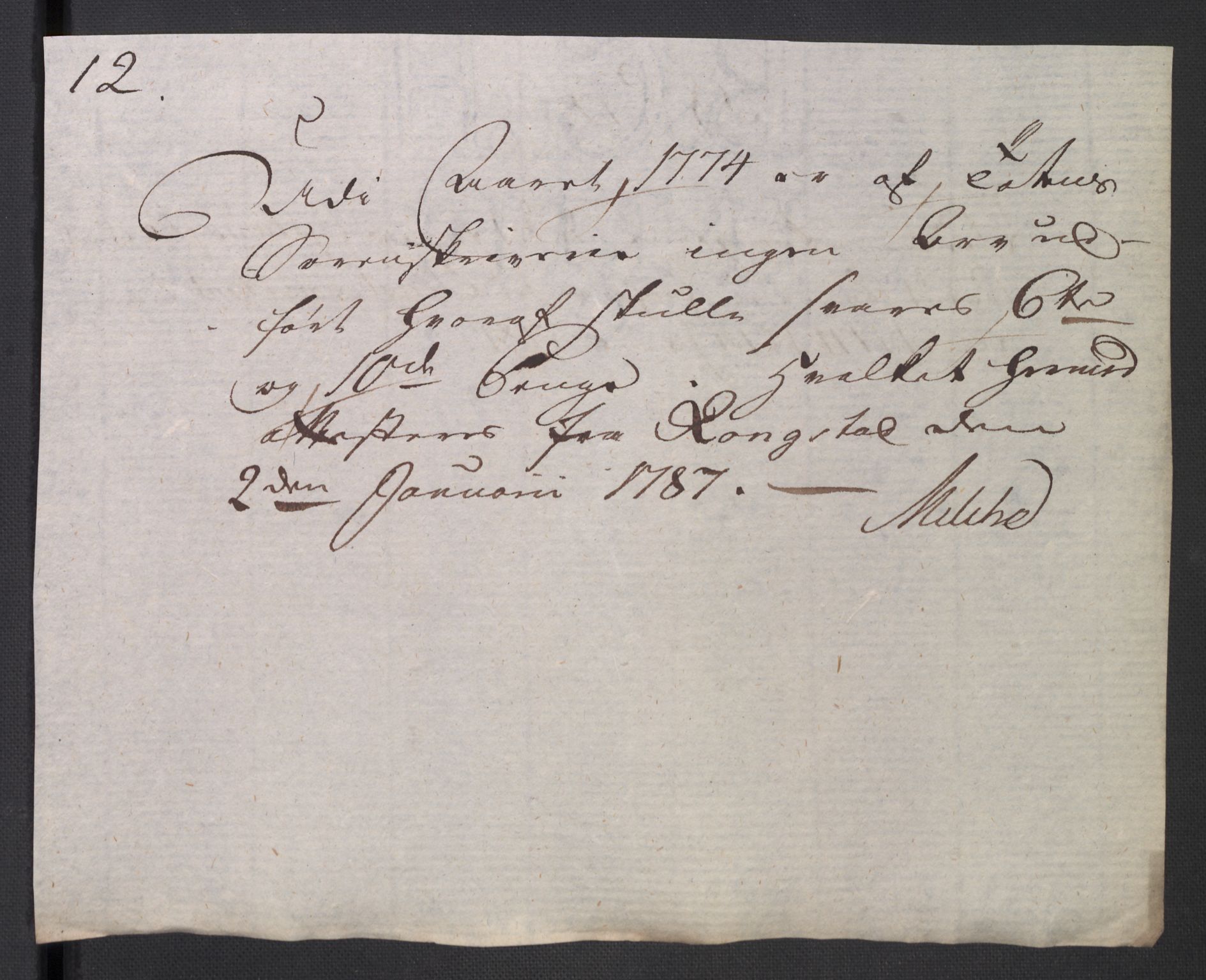 Rentekammeret inntil 1814, Reviderte regnskaper, Mindre regnskaper, AV/RA-EA-4068/Rb/L0014: Opplands amt, 1771-1779, p. 911