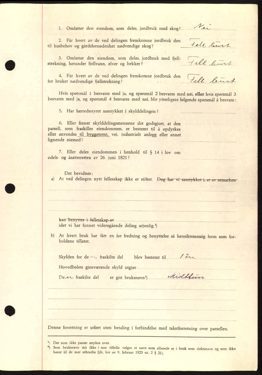 Romsdal sorenskriveri, SAT/A-4149/1/2/2C: Mortgage book no. A4, 1937-1938, Diary no: : 442/1938