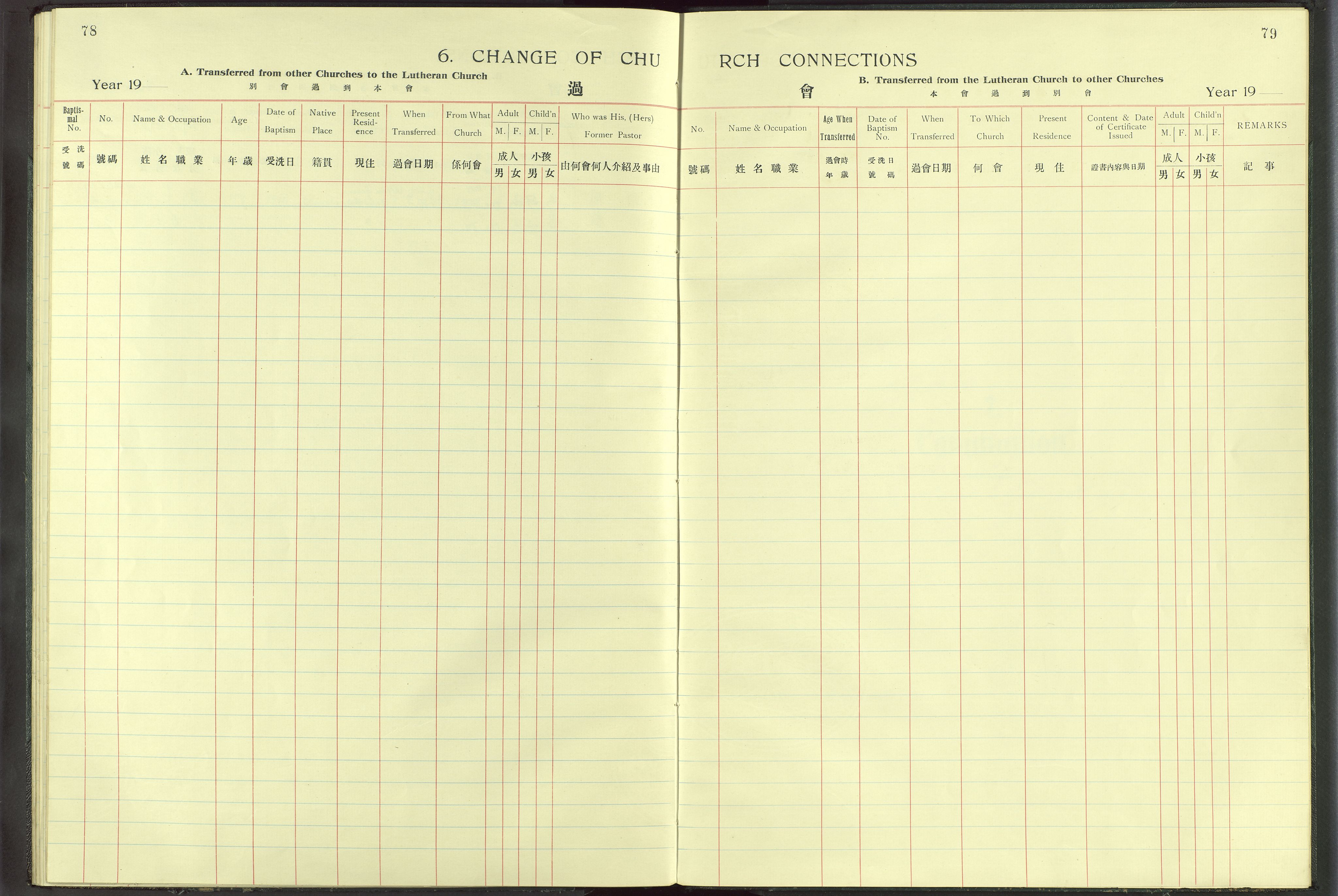 Det Norske Misjonsselskap - utland - Kina (Hunan), VID/MA-A-1065/Dm/L0014: Parish register (official) no. -, 1912-1948, p. 78-79