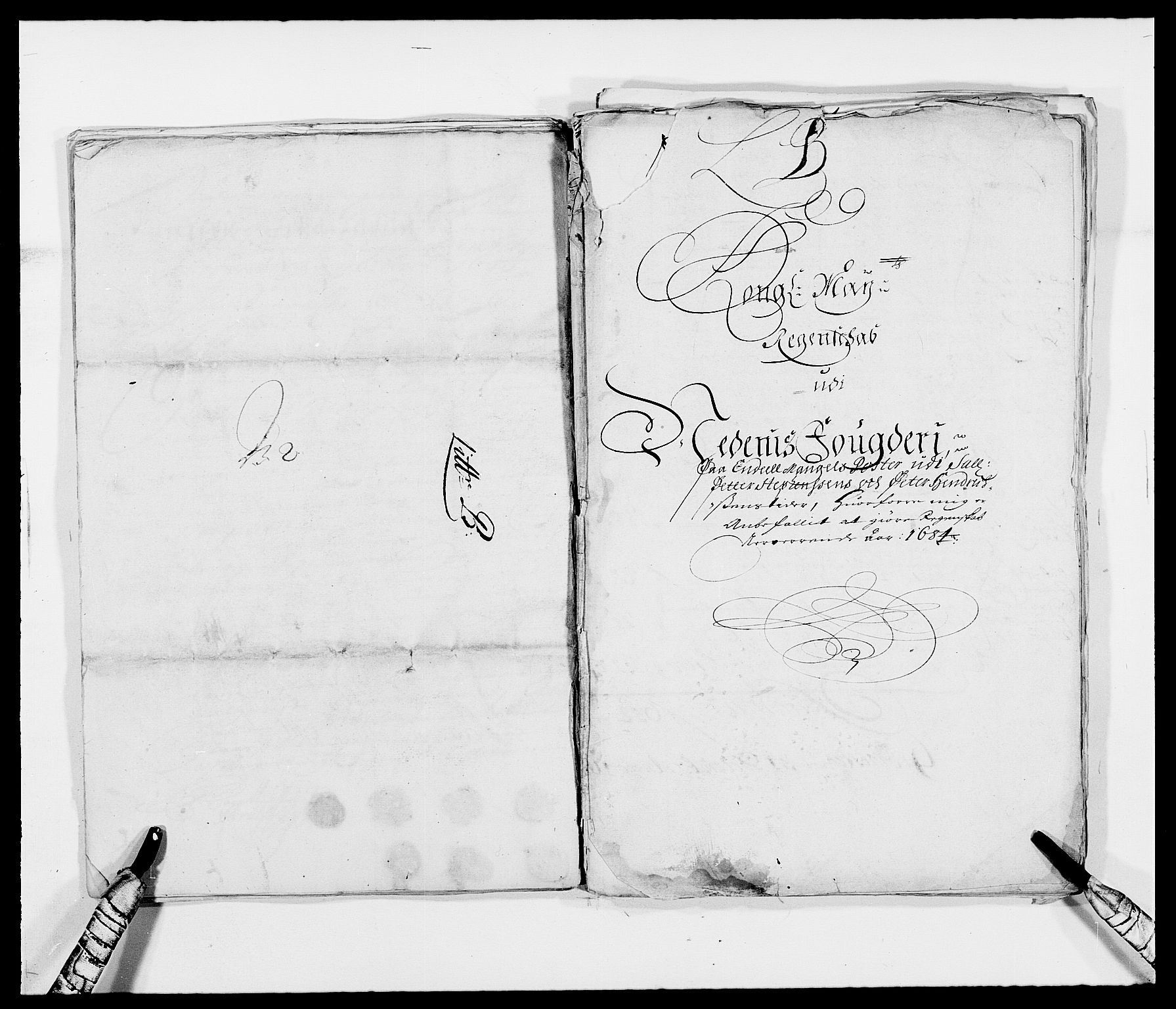 Rentekammeret inntil 1814, Reviderte regnskaper, Fogderegnskap, AV/RA-EA-4092/R39/L2308: Fogderegnskap Nedenes, 1684-1689, p. 2