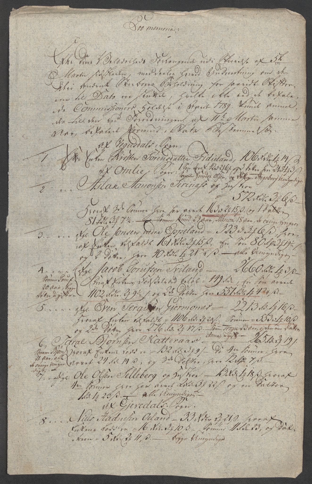 Rentekammeret inntil 1814, Reviderte regnskaper, Mindre regnskaper, RA/EA-4068/Rf/Rfe/L0040: Ryfylke fogderi, Råbyggelaget fogderi, Salten fogderi, 1789, p. 193