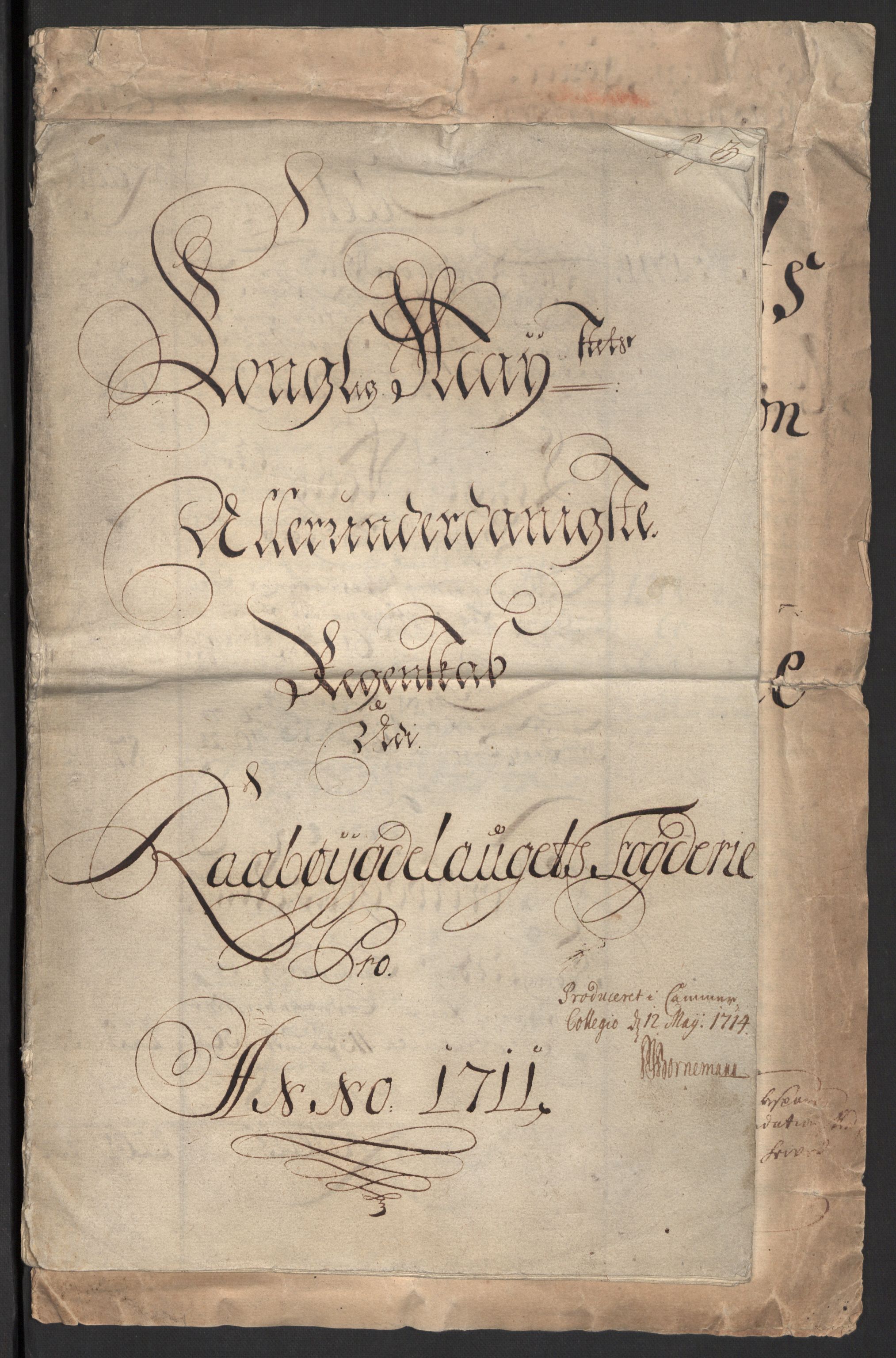 Rentekammeret inntil 1814, Reviderte regnskaper, Fogderegnskap, RA/EA-4092/R40/L2449: Fogderegnskap Råbyggelag, 1709-1711, p. 245