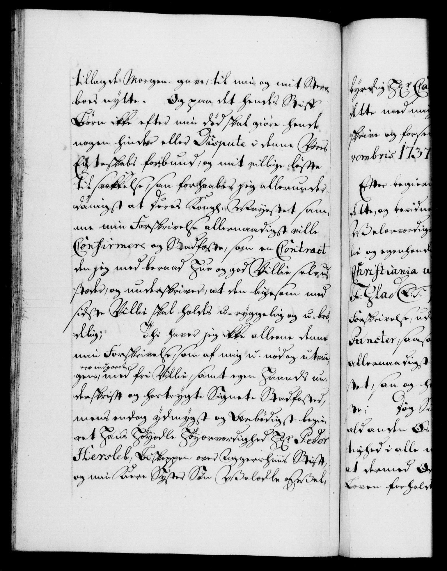 Danske Kanselli 1572-1799, AV/RA-EA-3023/F/Fc/Fca/Fcaa/L0030: Norske registre, 1737-1738, p. 259b