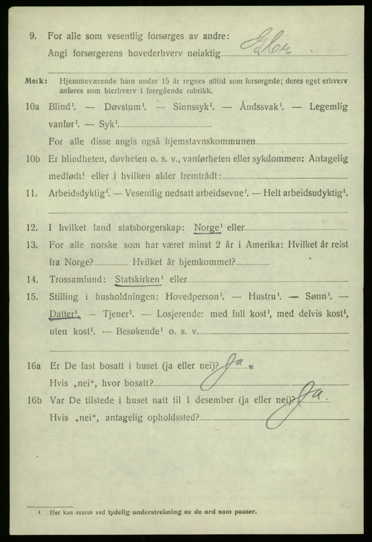 SAB, 1920 census for Fjaler, 1920, p. 7794