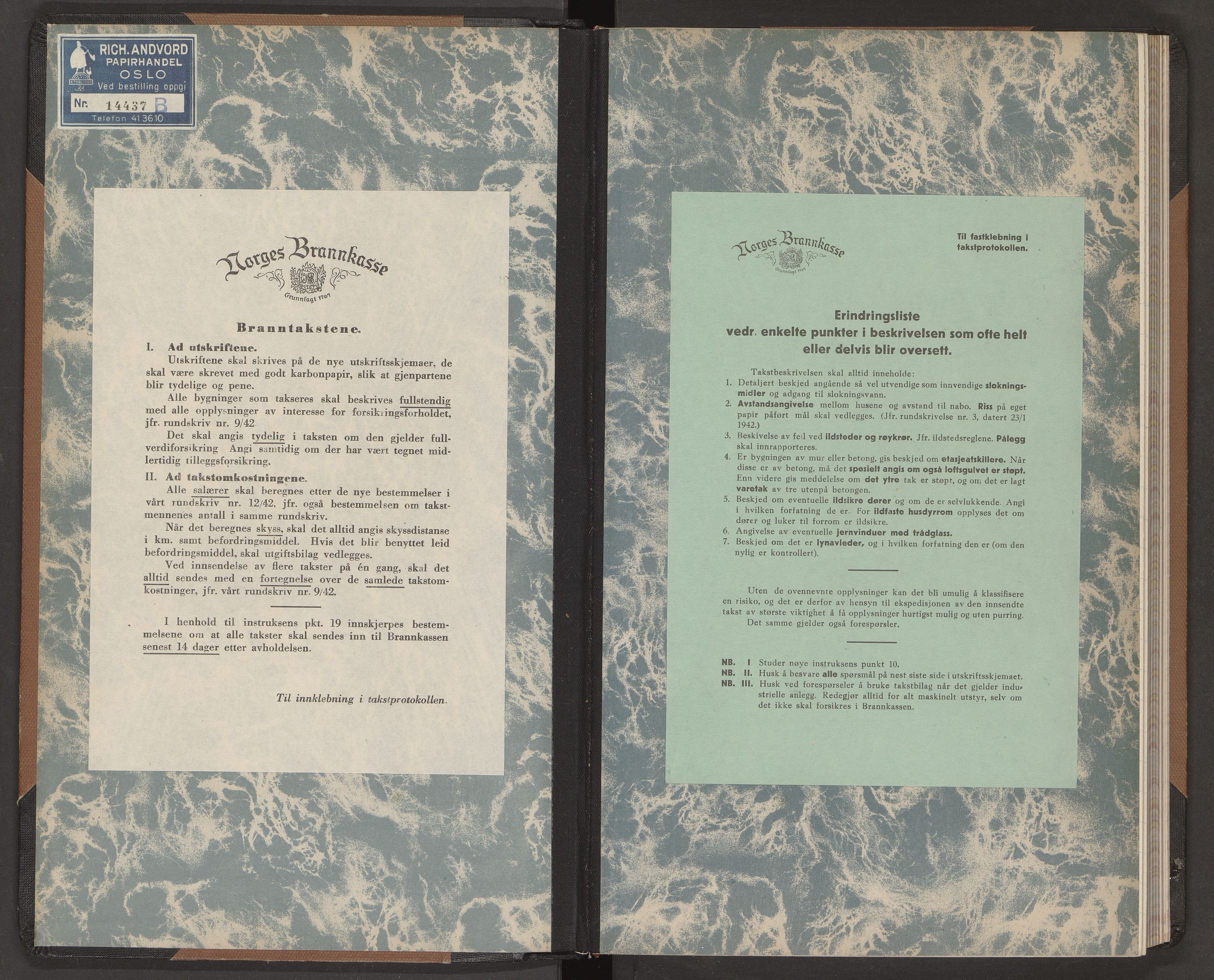Norges Brannkasse Gildeskål, SAT/A-5591/Fa/L0006: Branntakstprotokoll, skadetakst, 1954-1971