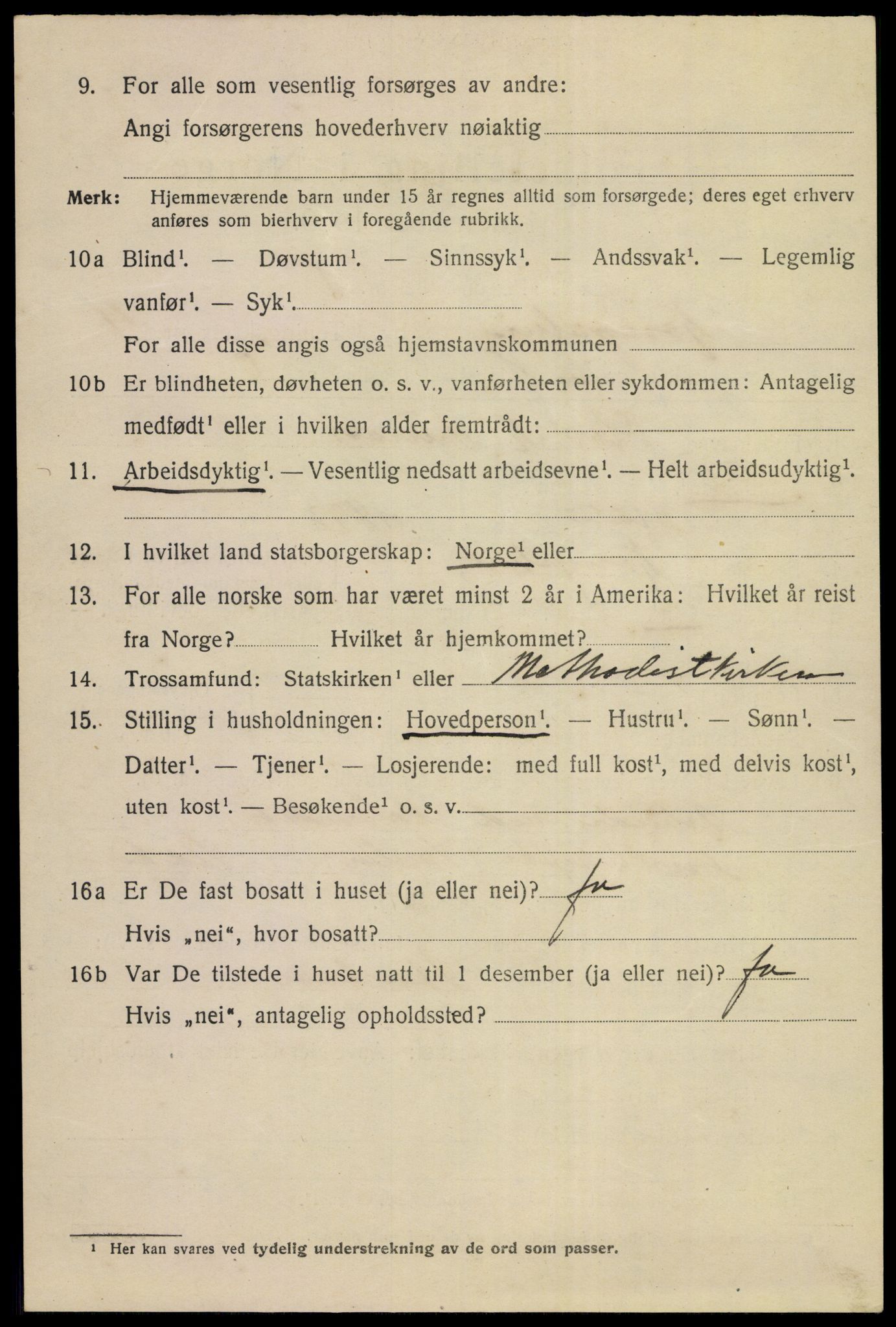 SAKO, 1920 census for Kongsberg, 1920, p. 11133