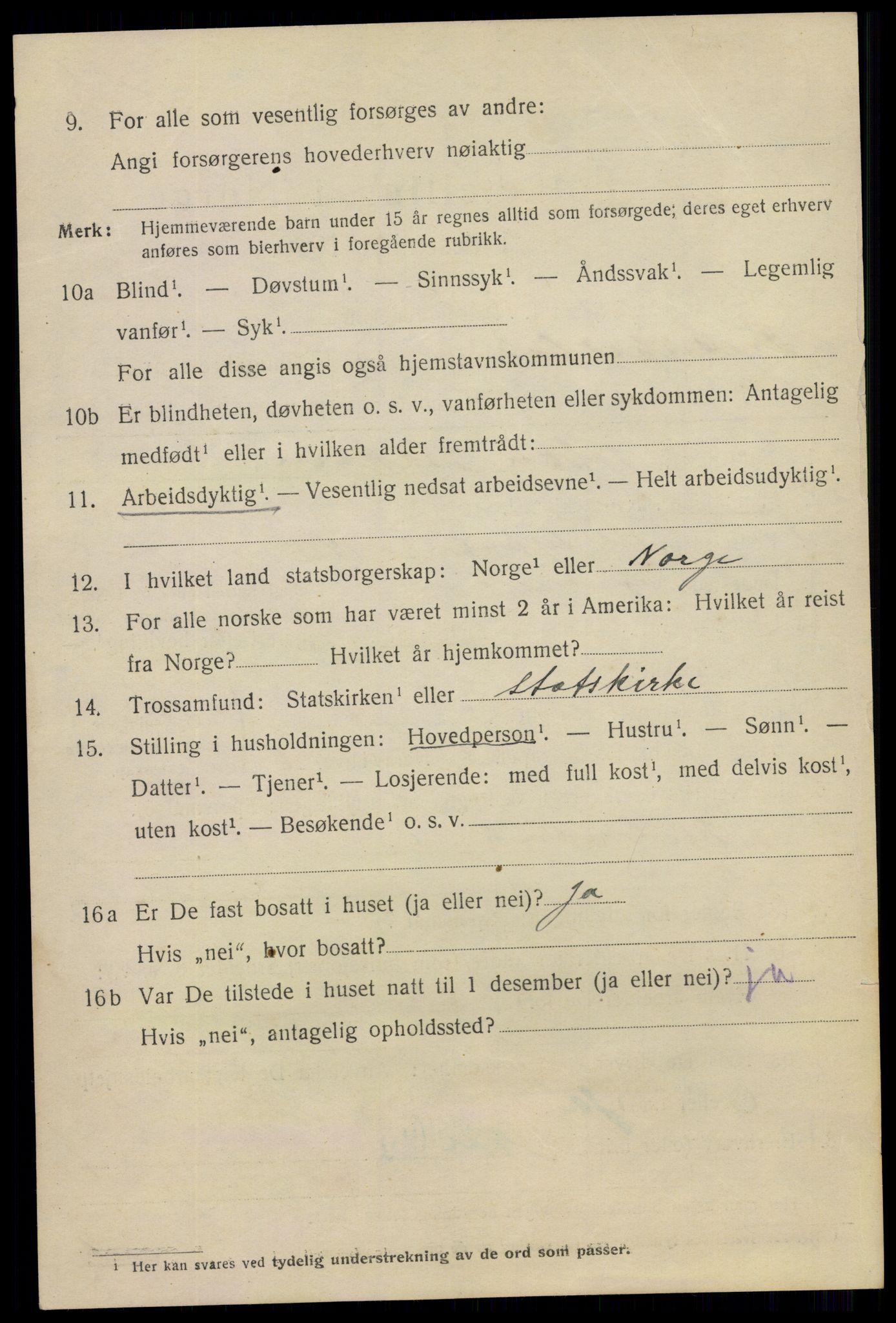 SAO, 1920 census for Fredrikstad, 1920, p. 23878