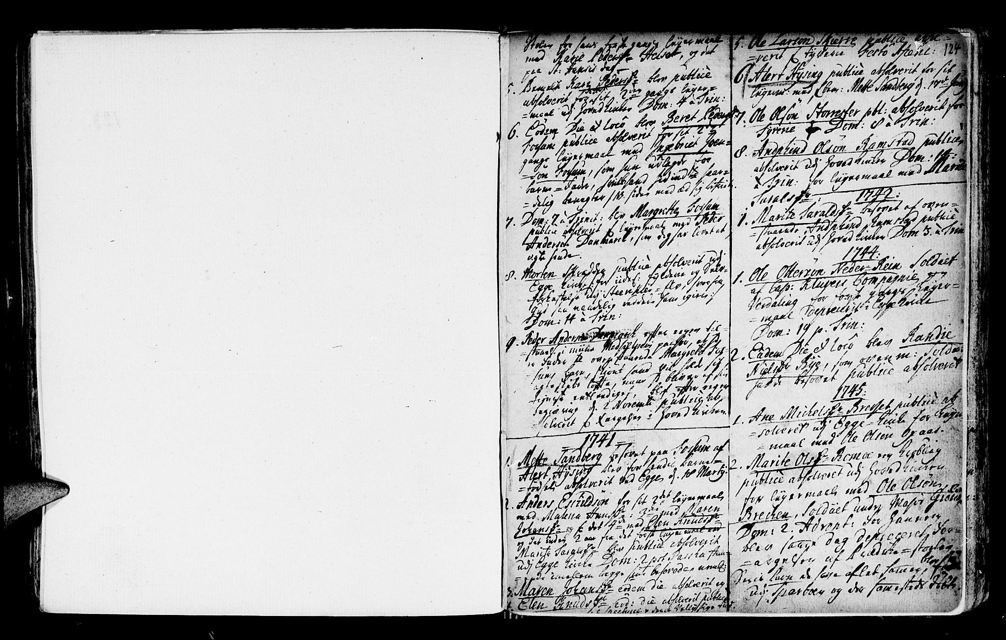 Ministerialprotokoller, klokkerbøker og fødselsregistre - Nord-Trøndelag, SAT/A-1458/746/L0439: Parish register (official) no. 746A01, 1688-1759, p. 124