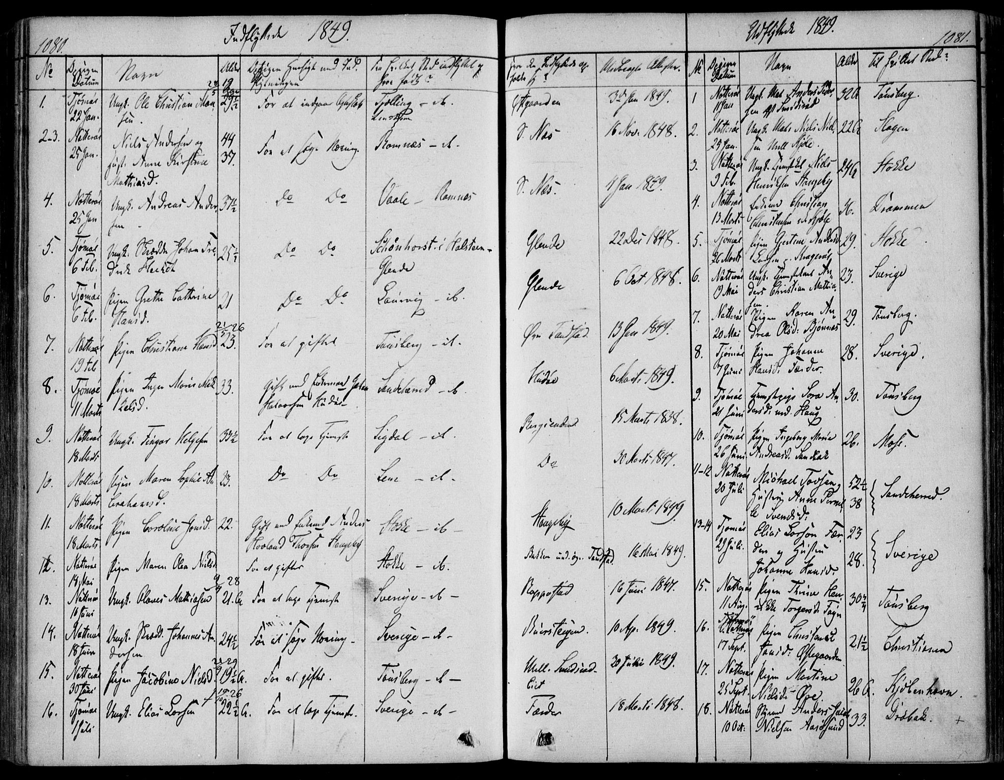 Nøtterøy kirkebøker, AV/SAKO-A-354/F/Fa/L0005: Parish register (official) no. I 5, 1839-1852, p. 1080-1081