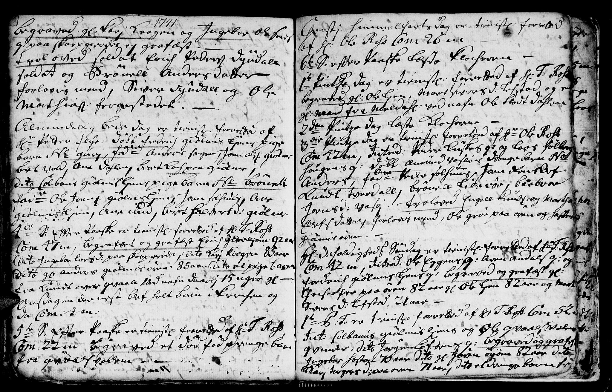 Ministerialprotokoller, klokkerbøker og fødselsregistre - Sør-Trøndelag, AV/SAT-A-1456/668/L0812: Parish register (copy) no. 668C01, 1715-1742