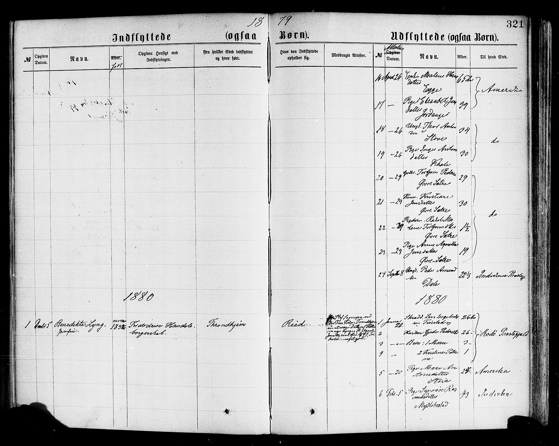 Gloppen sokneprestembete, SAB/A-80101/H/Haa/Haac/L0001: Parish register (official) no. C 1, 1871-1886, p. 321