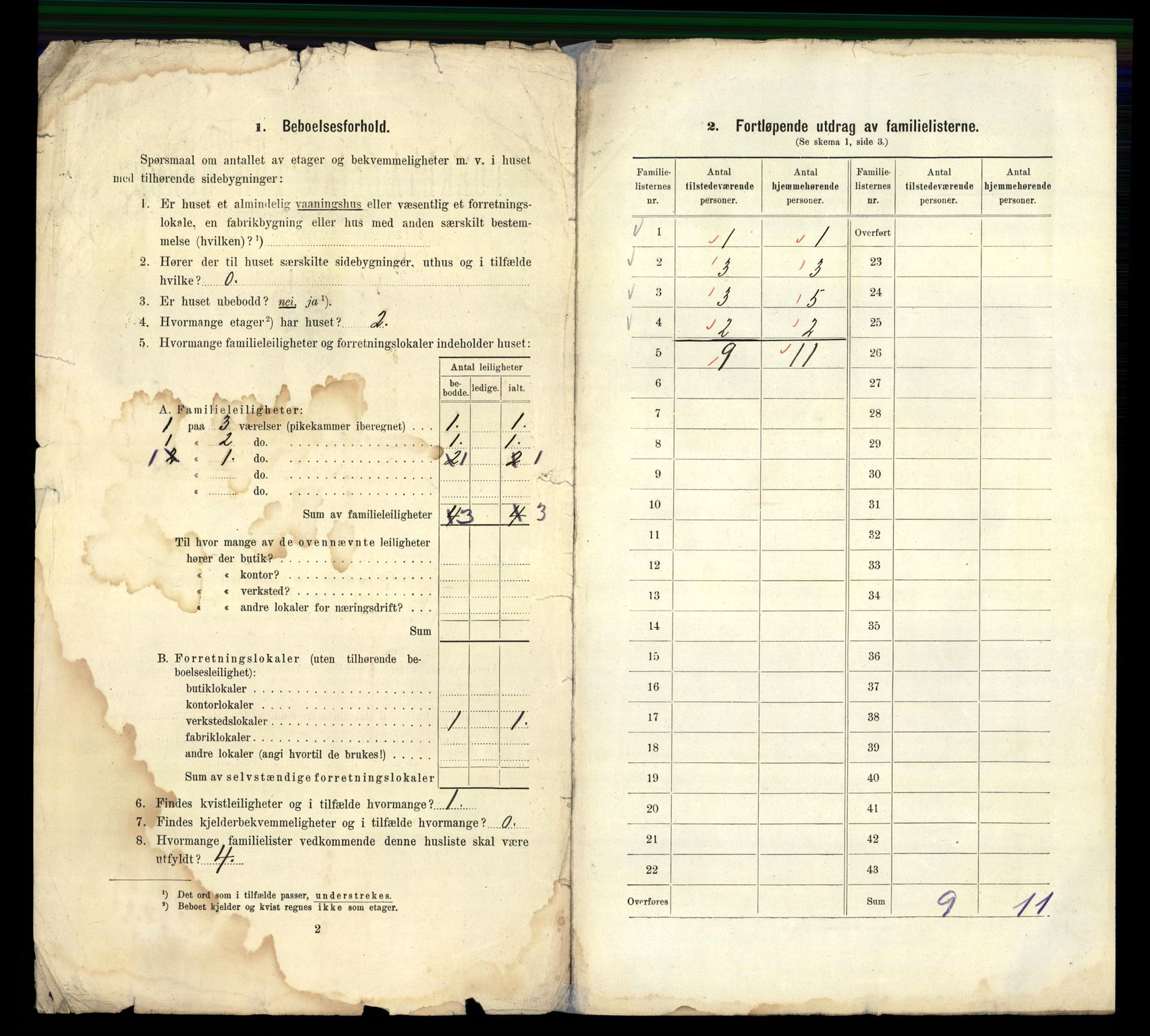 RA, 1910 census for Bergen, 1910, p. 2600