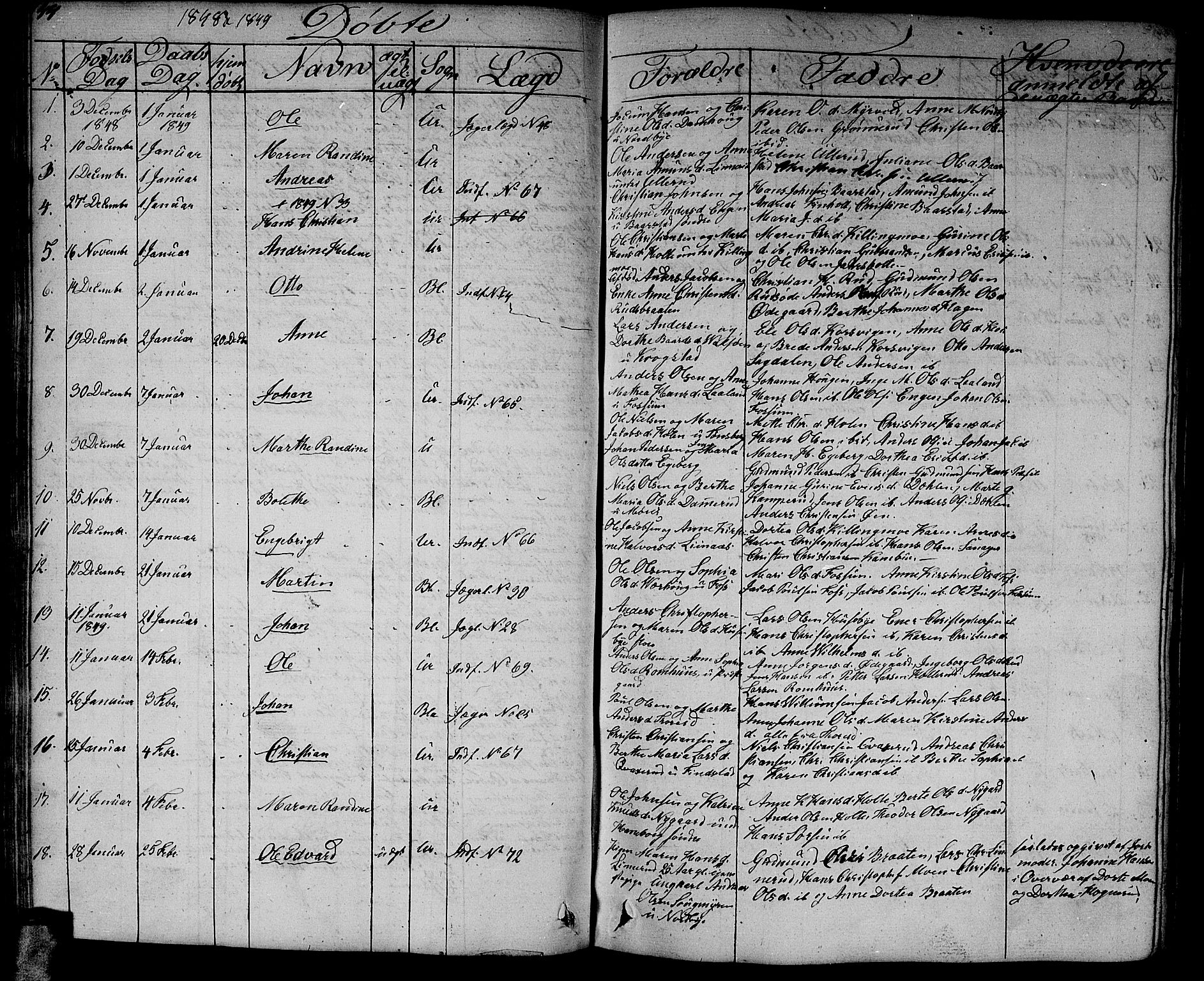 Aurskog prestekontor Kirkebøker, AV/SAO-A-10304a/G/Ga/L0002: Parish register (copy) no. I 2, 1829-1857, p. 144