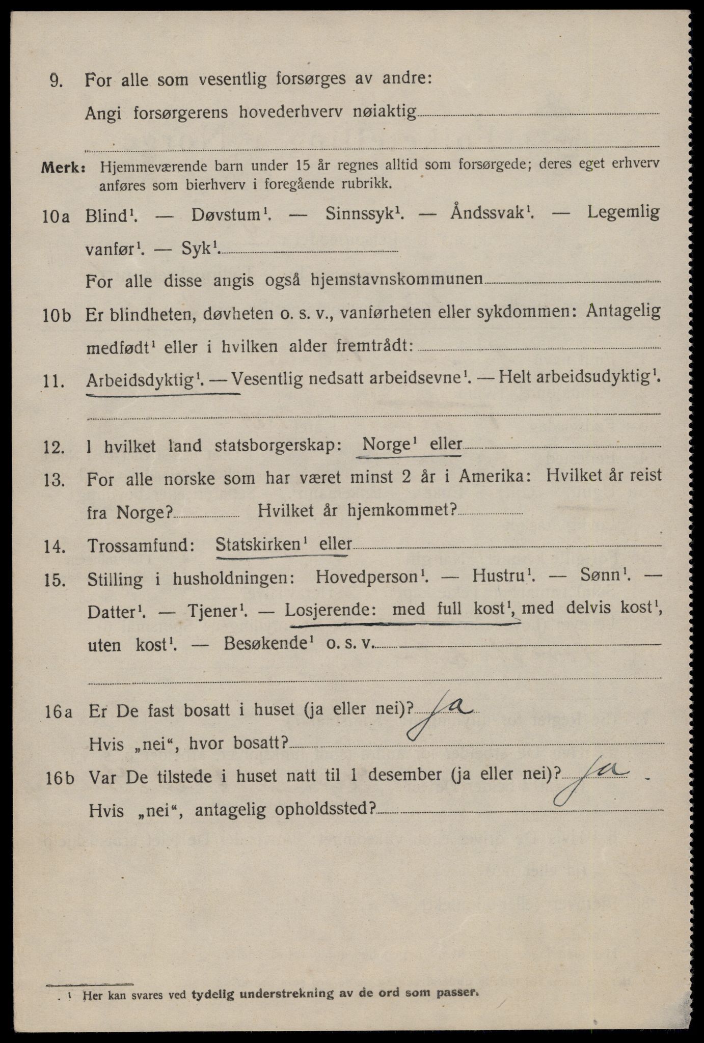 SAST, 1920 census for Stavanger, 1920, p. 59489