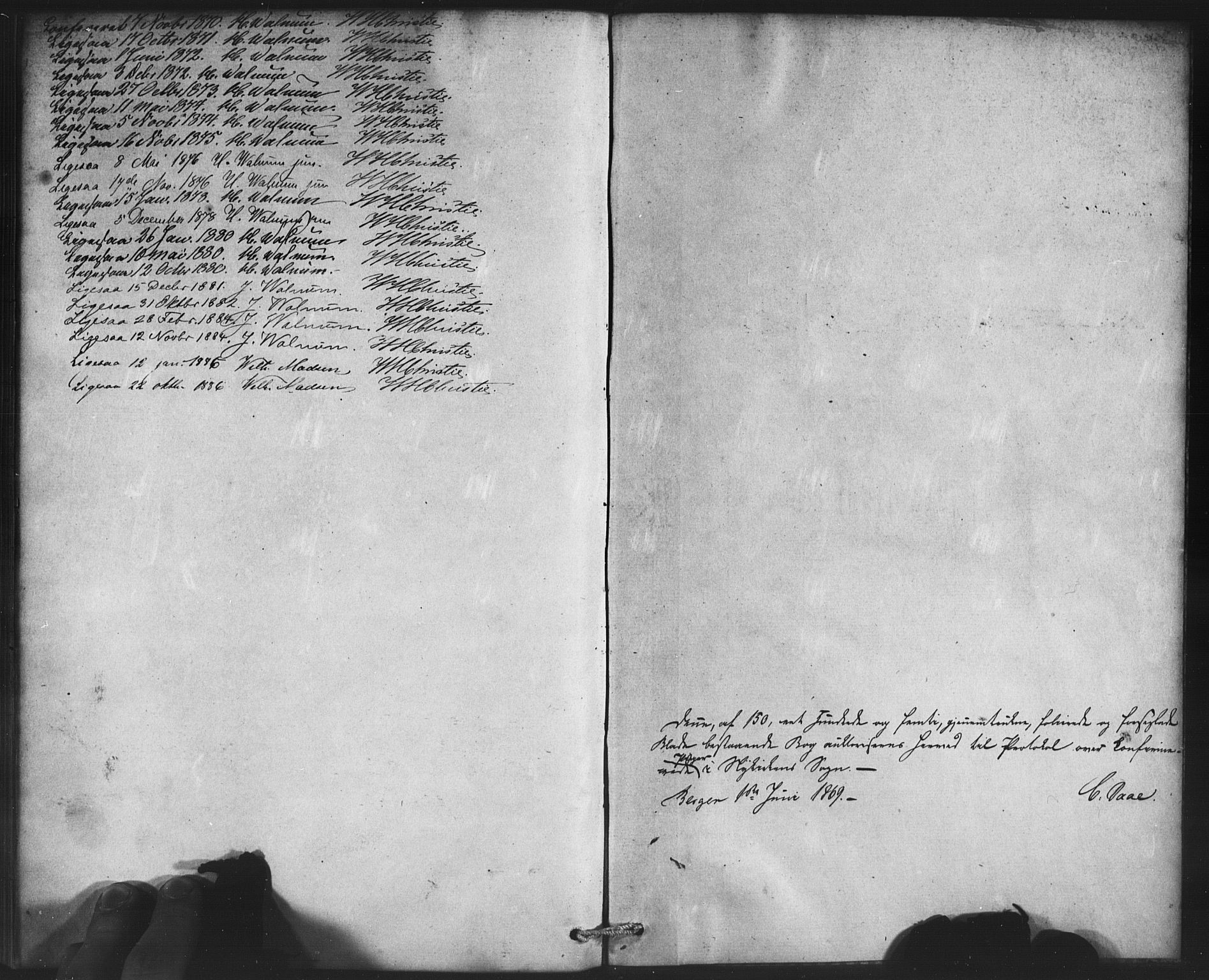 Nykirken Sokneprestembete, SAB/A-77101/H/Haa/L0026: Parish register (official) no. C 5, 1870-1886