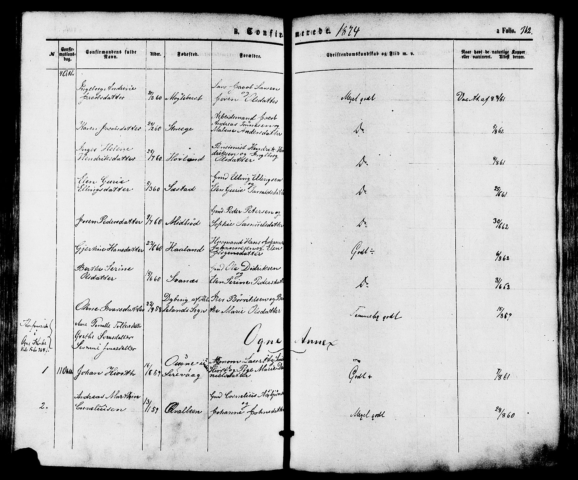 Eigersund sokneprestkontor, AV/SAST-A-101807/S08/L0014: Parish register (official) no. A 13, 1866-1878, p. 362