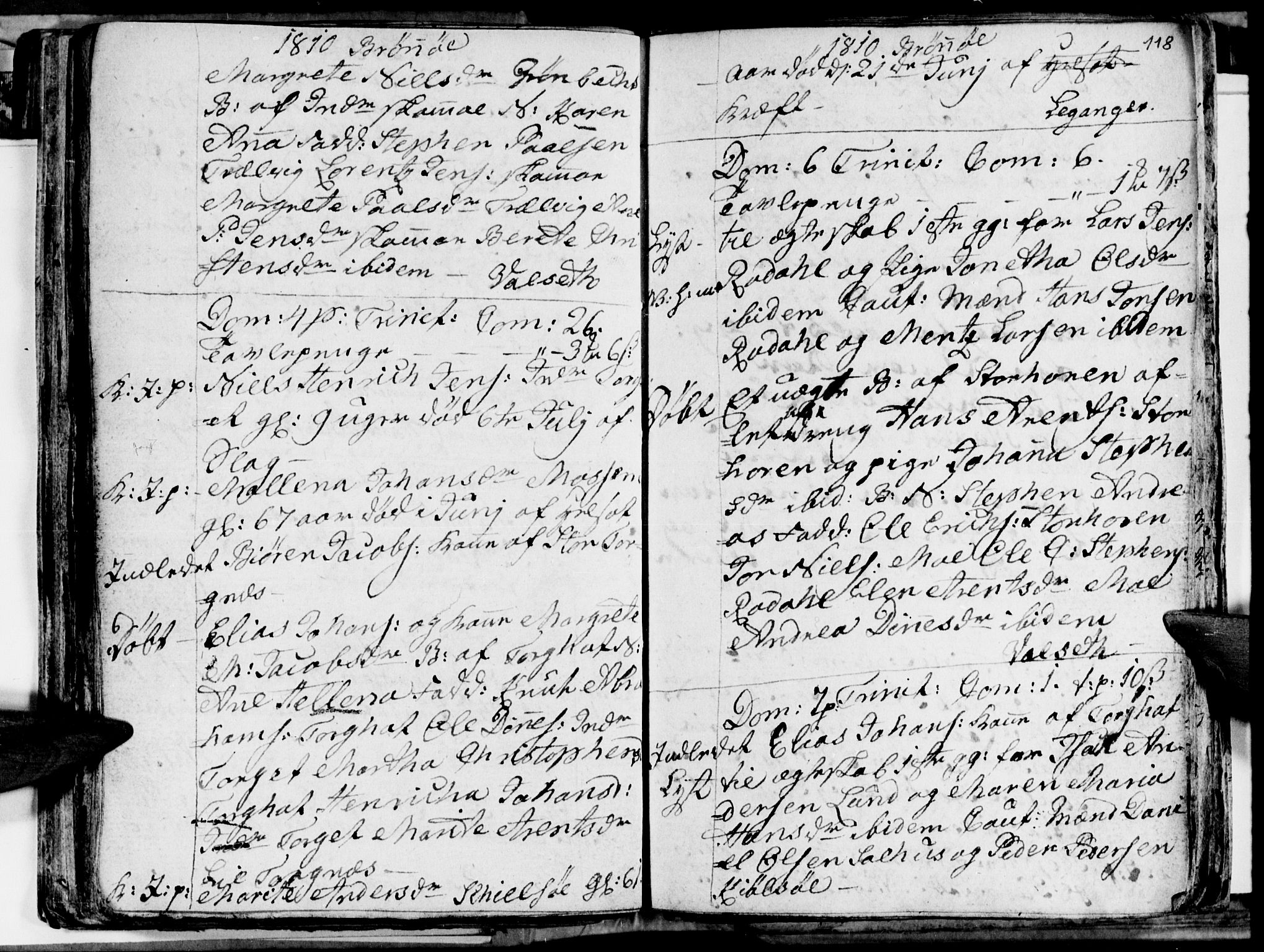 Ministerialprotokoller, klokkerbøker og fødselsregistre - Nordland, AV/SAT-A-1459/813/L0209: Parish register (copy) no. 813C01, 1803-1821, p. 118