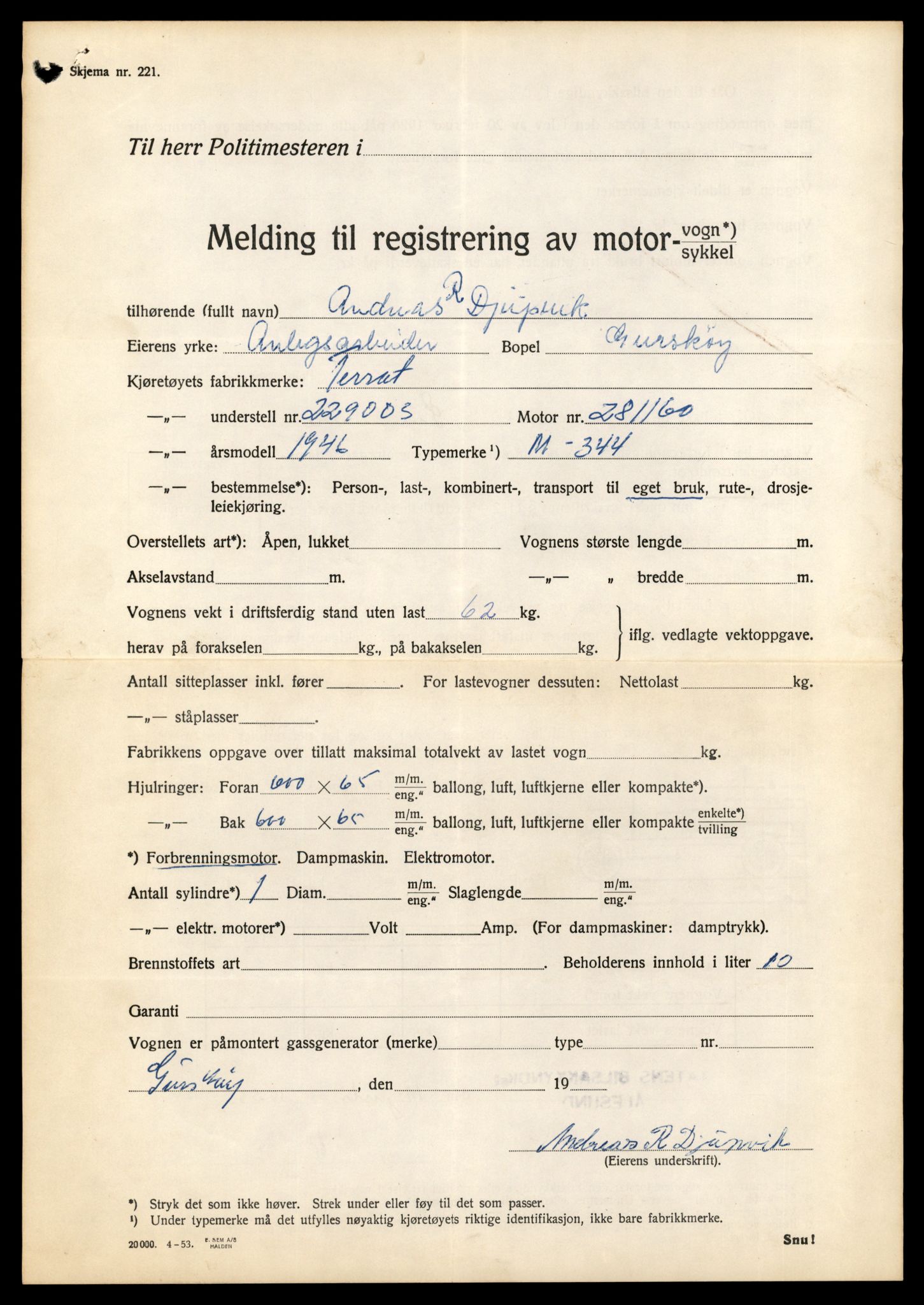 Møre og Romsdal vegkontor - Ålesund trafikkstasjon, AV/SAT-A-4099/F/Fe/L0029: Registreringskort for kjøretøy T 11430 - T 11619, 1927-1998, p. 1850