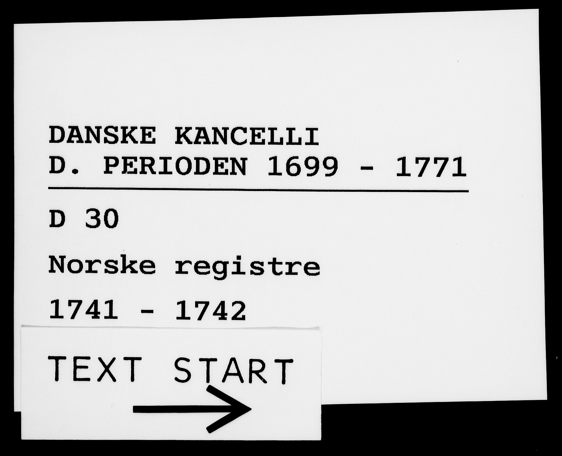 Danske Kanselli 1572-1799, AV/RA-EA-3023/F/Fc/Fca/Fcaa/L0032: Norske registre, 1741-1742