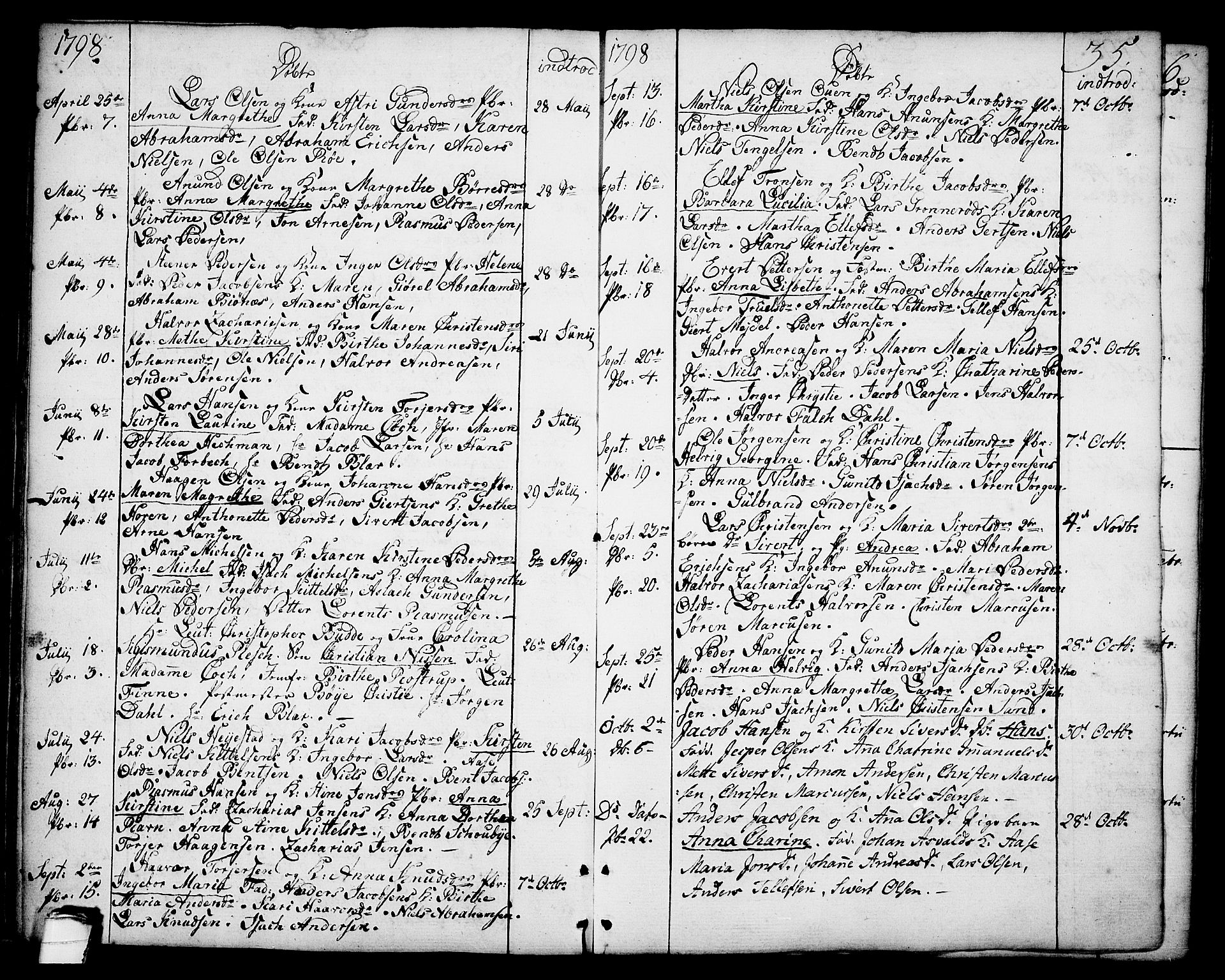 Brevik kirkebøker, SAKO/A-255/F/Fa/L0003: Parish register (official) no. 3, 1764-1814, p. 35