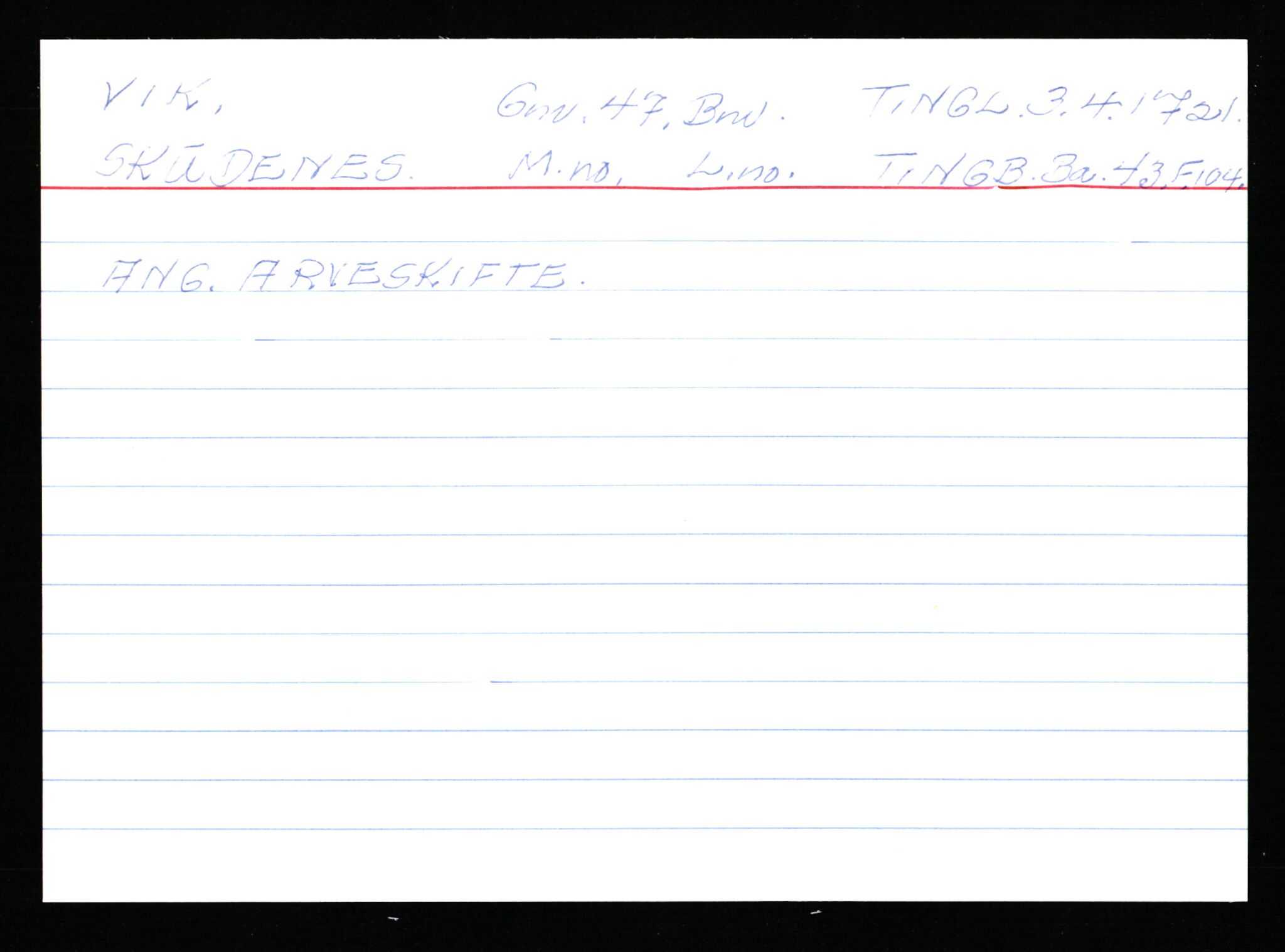 Statsarkivet i Stavanger, AV/SAST-A-101971/03/Y/Ym/L0067: Åstedskort sortert etter gårdsnavn: Vik - Vold, 1600-1950, p. 28