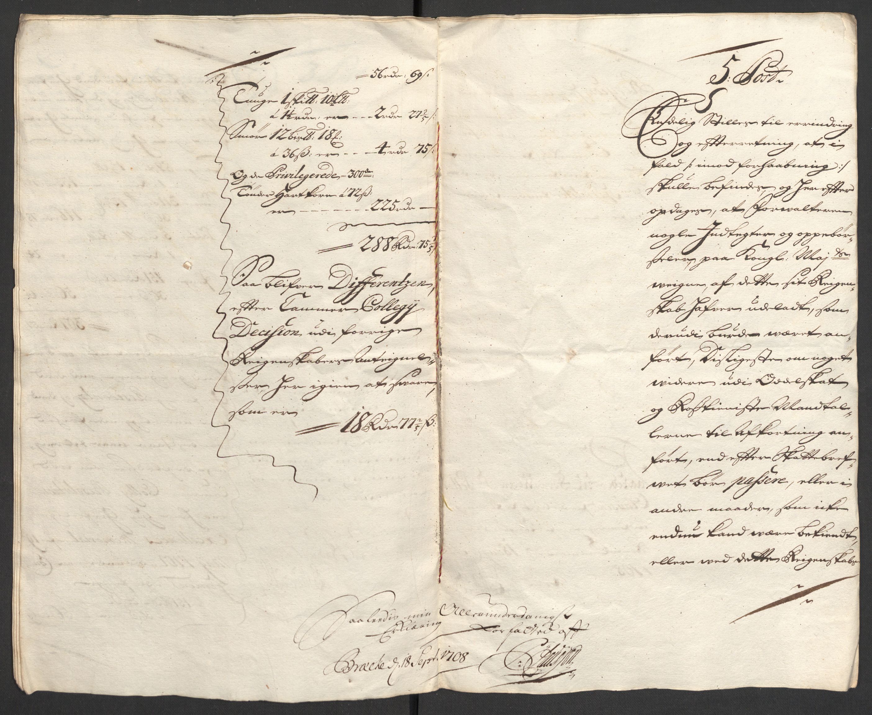 Rentekammeret inntil 1814, Reviderte regnskaper, Fogderegnskap, AV/RA-EA-4092/R32/L1872: Fogderegnskap Jarlsberg grevskap, 1706-1707, p. 248