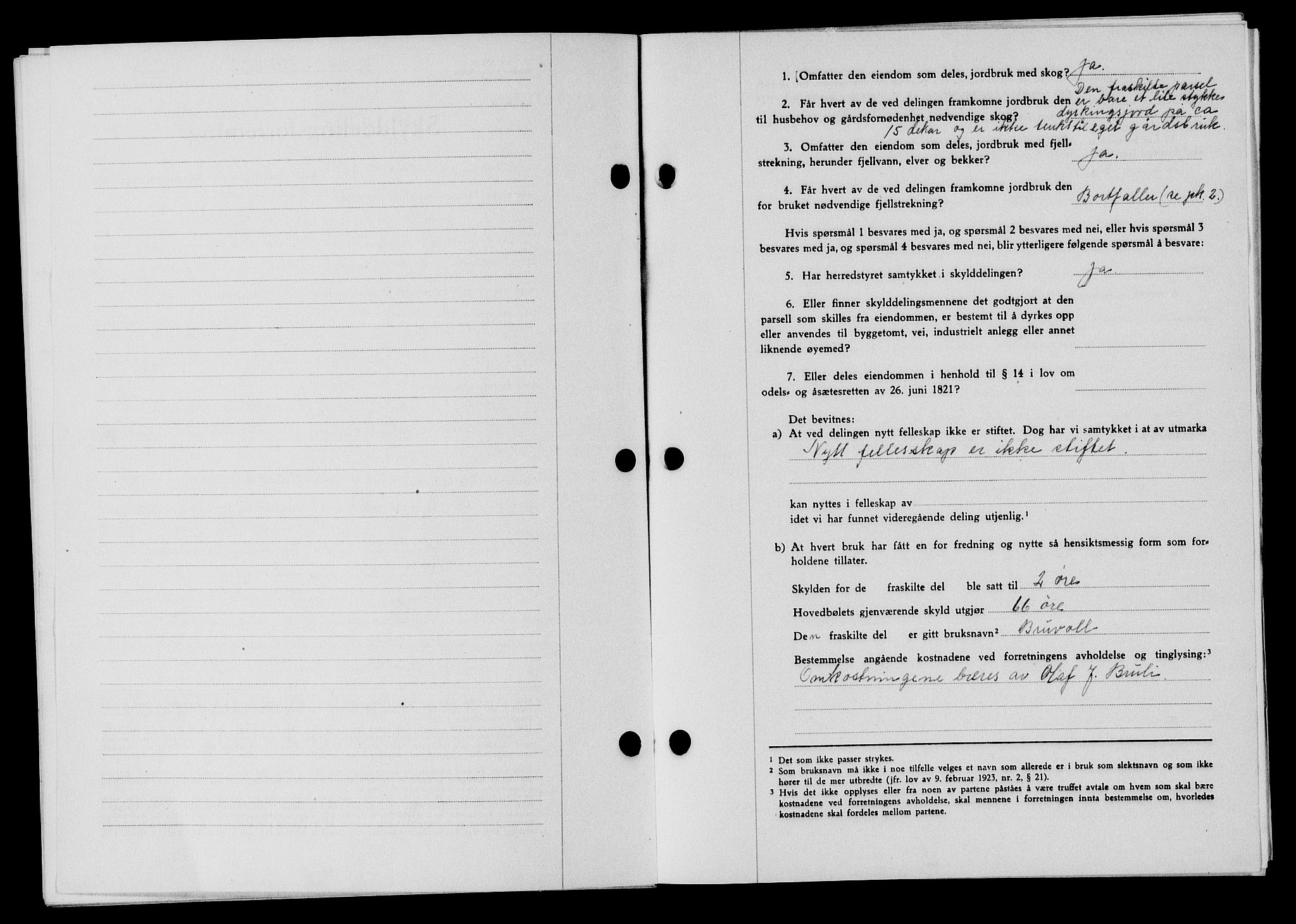 Flekkefjord sorenskriveri, SAK/1221-0001/G/Gb/Gba/L0059: Mortgage book no. A-7, 1944-1945, Diary no: : 384/1945