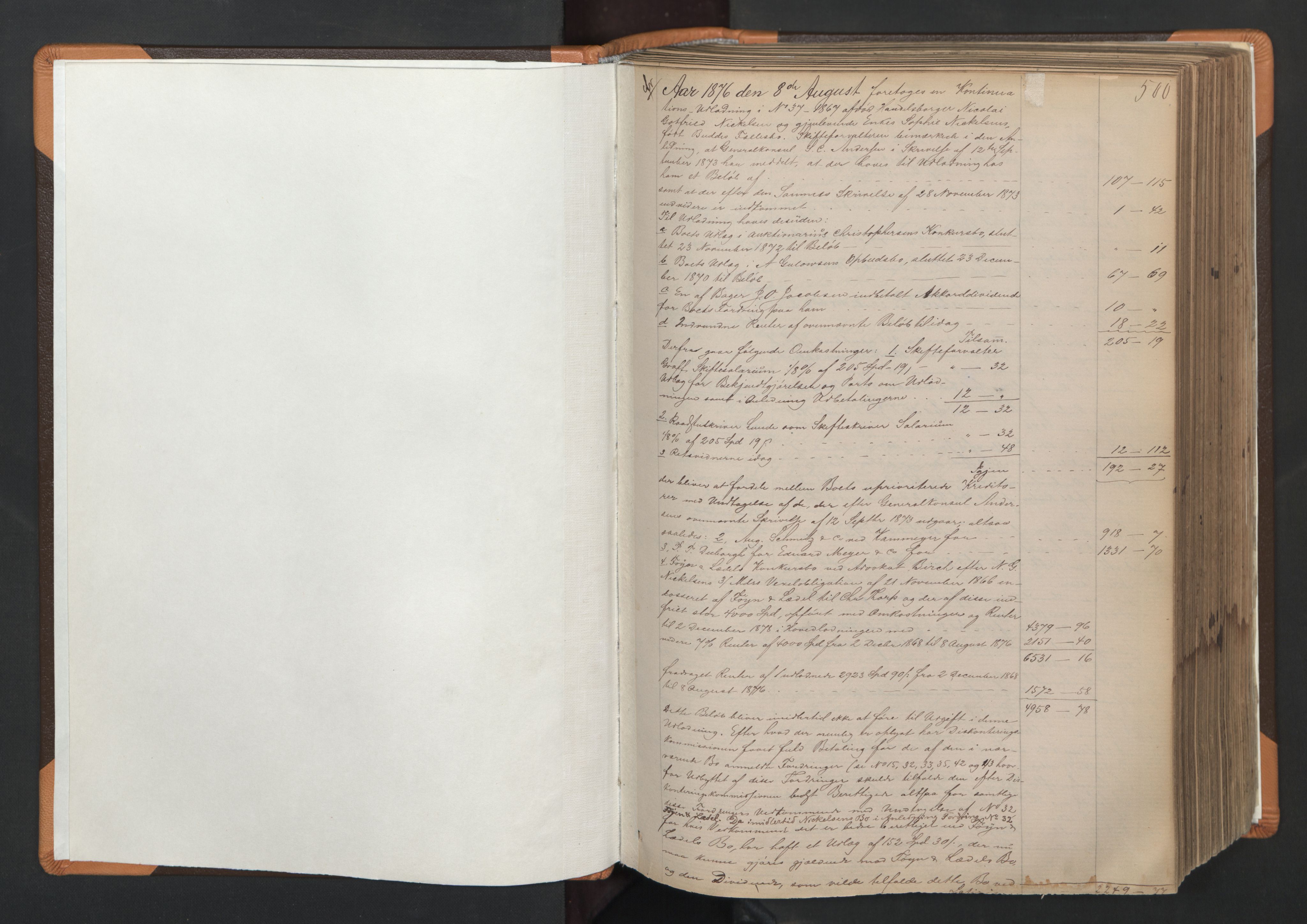 Oslo skifterett, AV/SAO-A-10383/H/Hd/Hda/L0010b: Skifteutlodningsprotokoll, 1876-1877, p. 500a
