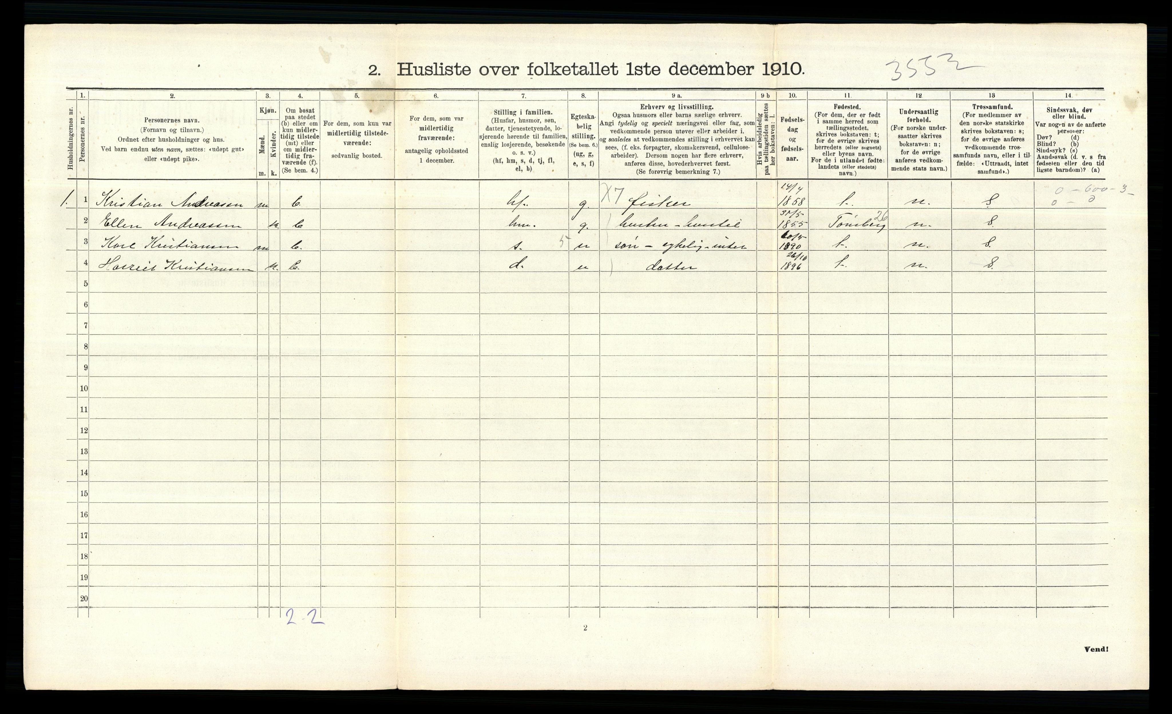 RA, 1910 census for Bærum, 1910, p. 968