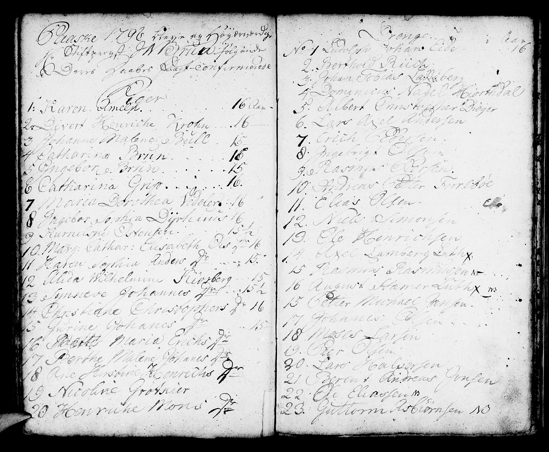 Korskirken sokneprestembete, SAB/A-76101/H/Haa/L0007: Parish register (official) no. A 7, 1736-1839, p. 100