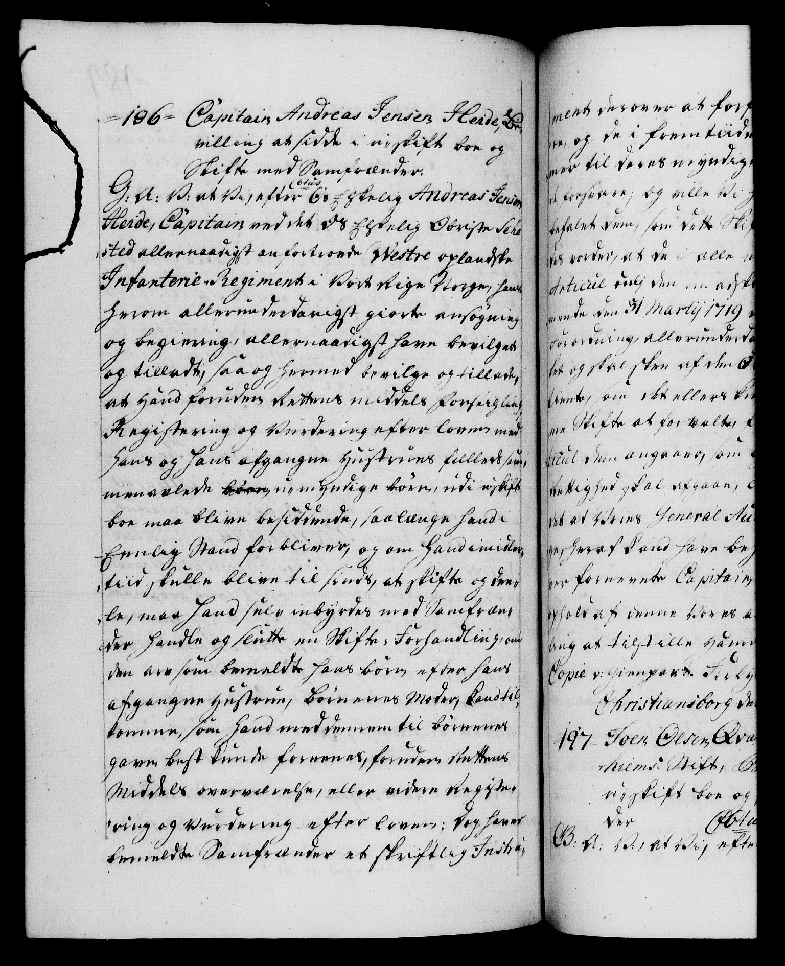 Danske Kanselli 1572-1799, AV/RA-EA-3023/F/Fc/Fca/Fcaa/L0033: Norske registre, 1743-1744, p. 484b