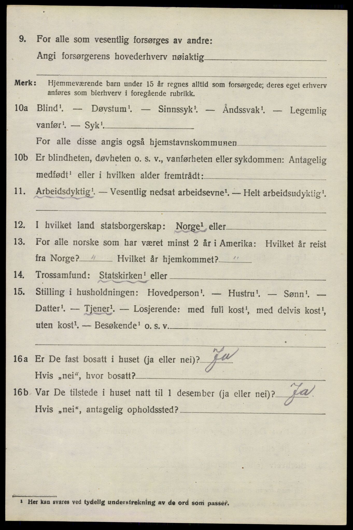 SAO, 1920 census for Kråkstad, 1920, p. 8294