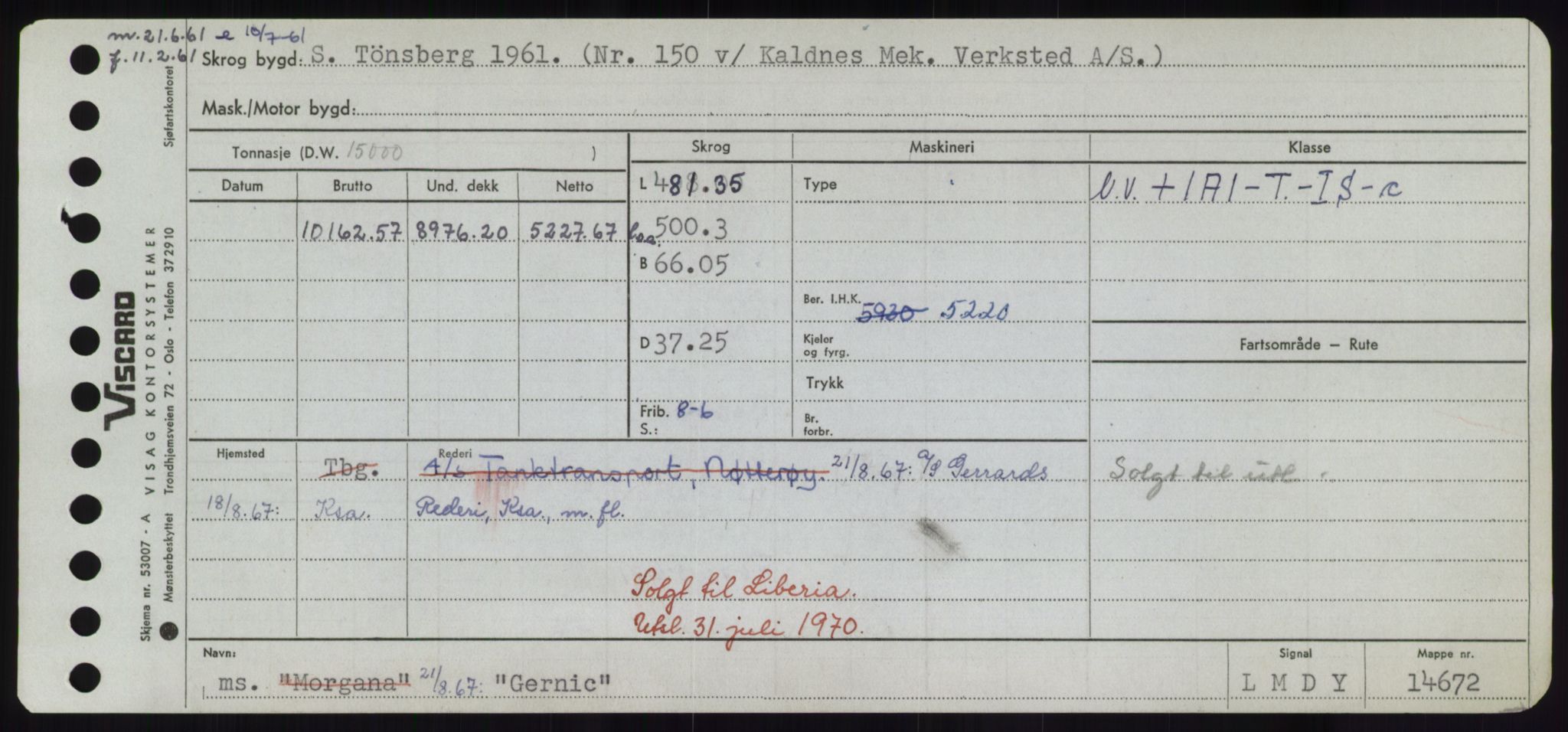 Sjøfartsdirektoratet med forløpere, Skipsmålingen, RA/S-1627/H/Hd/L0012: Fartøy, G-Glø, p. 309