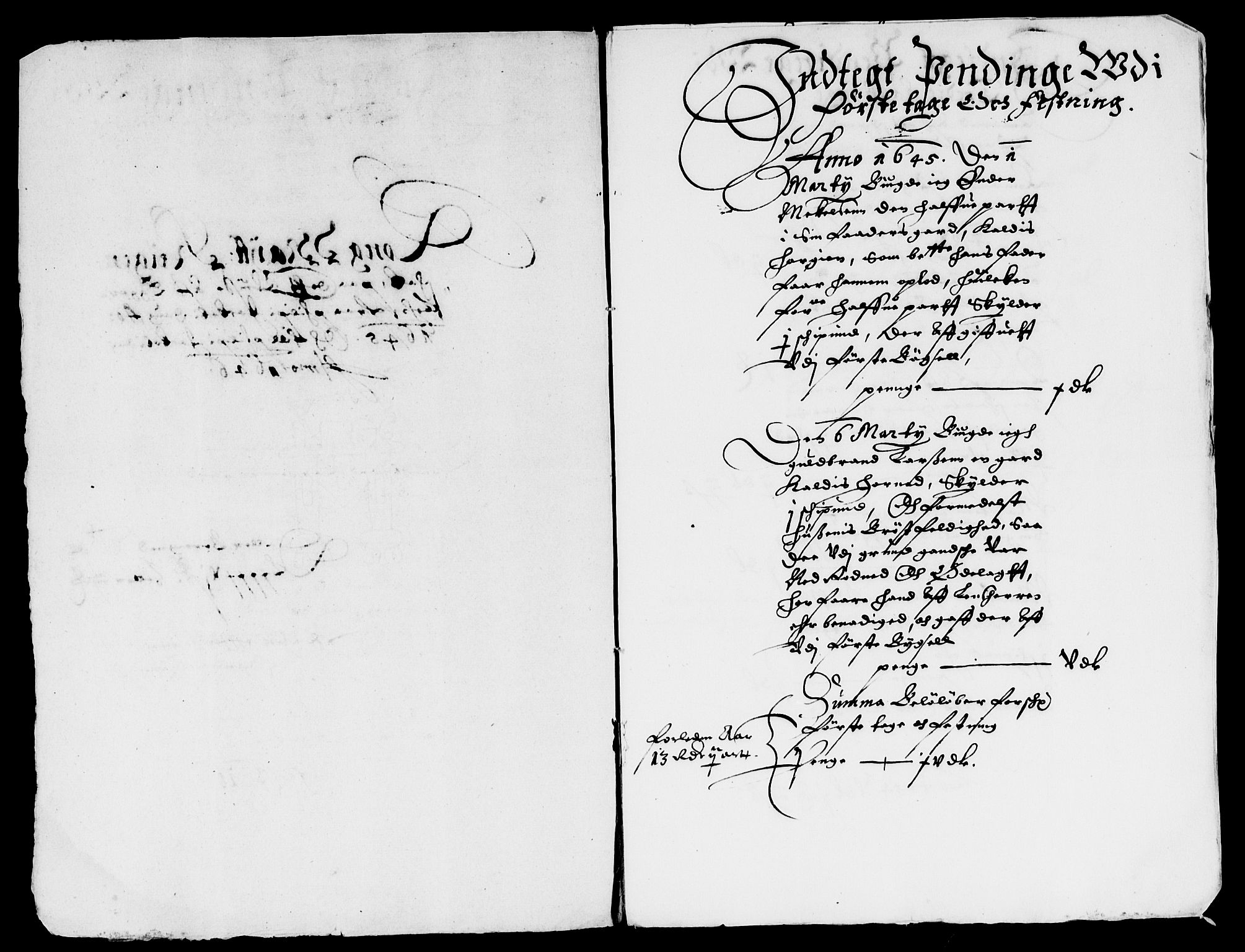 Rentekammeret inntil 1814, Reviderte regnskaper, Lensregnskaper, AV/RA-EA-5023/R/Rb/Rbm/L0008: Eiker len, 1643-1648