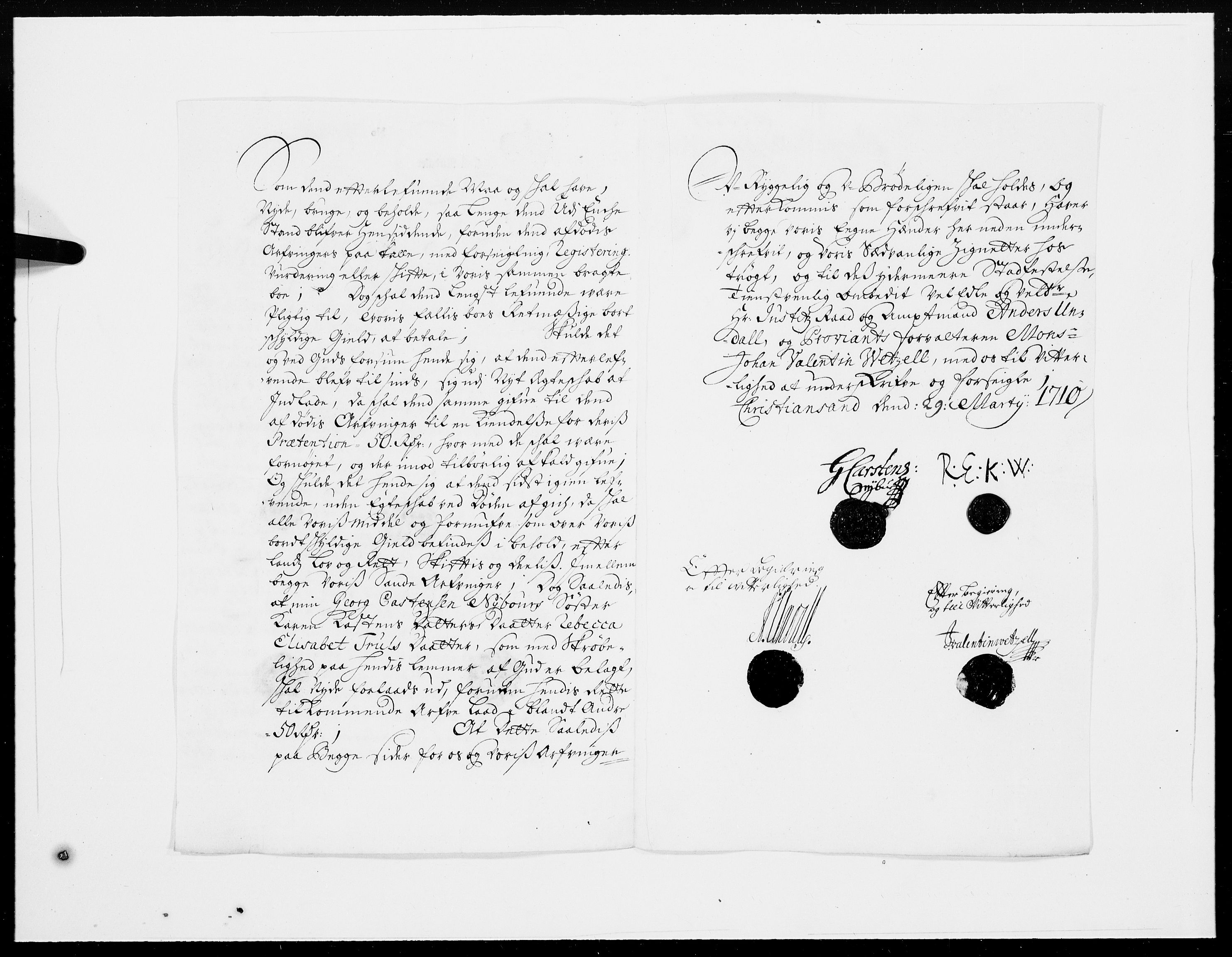 Danske Kanselli 1572-1799, AV/RA-EA-3023/F/Fc/Fcc/Fcca/L0070: Norske innlegg 1572-1799, 1711, p. 358